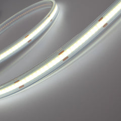 Tira LED COB 24V DC - 12W/m - 10mm - IP67 - Rollo de 5 metros - Corte cada 5cm