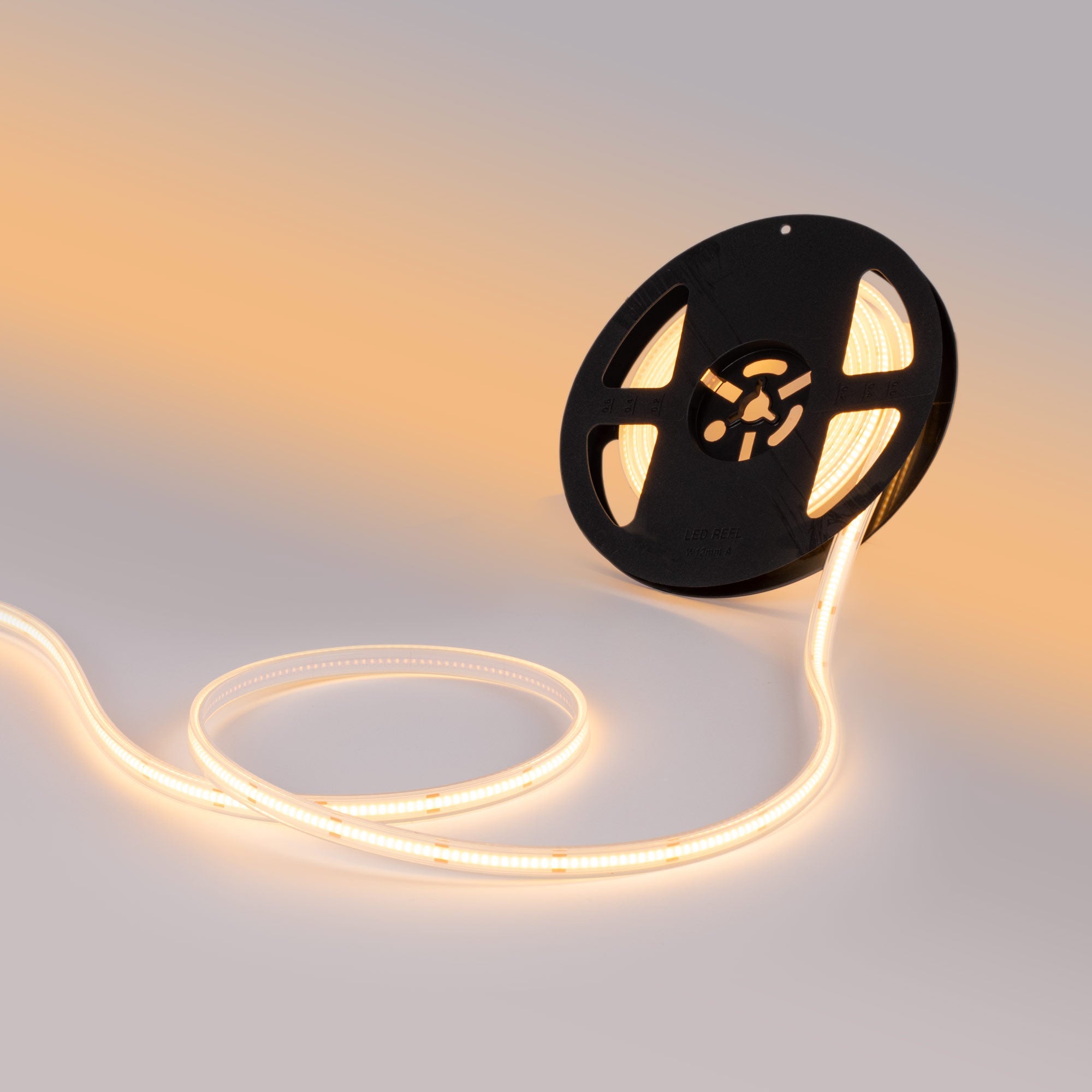 Tira LED COB 24V DC - 12W/m - 10mm - IP67 - Rollo de 5 metros - Corte cada 5cm