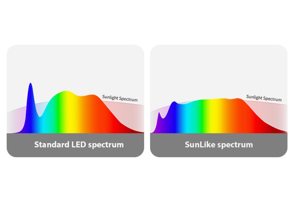 Bombilla LED GU10 6W Full Spectrum "SUNLIKE" - Cristal - 500lm - CRI90 - PAR16 - 36°