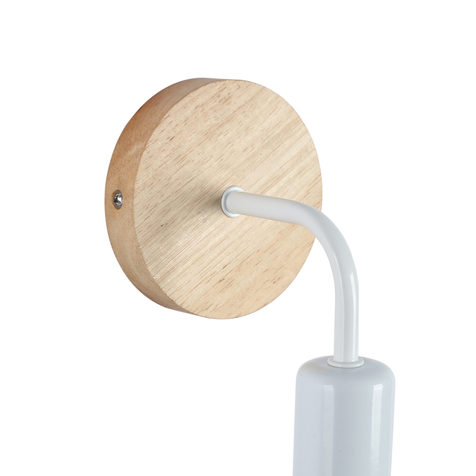 Aplique de pared de madera y metal "Morgan"