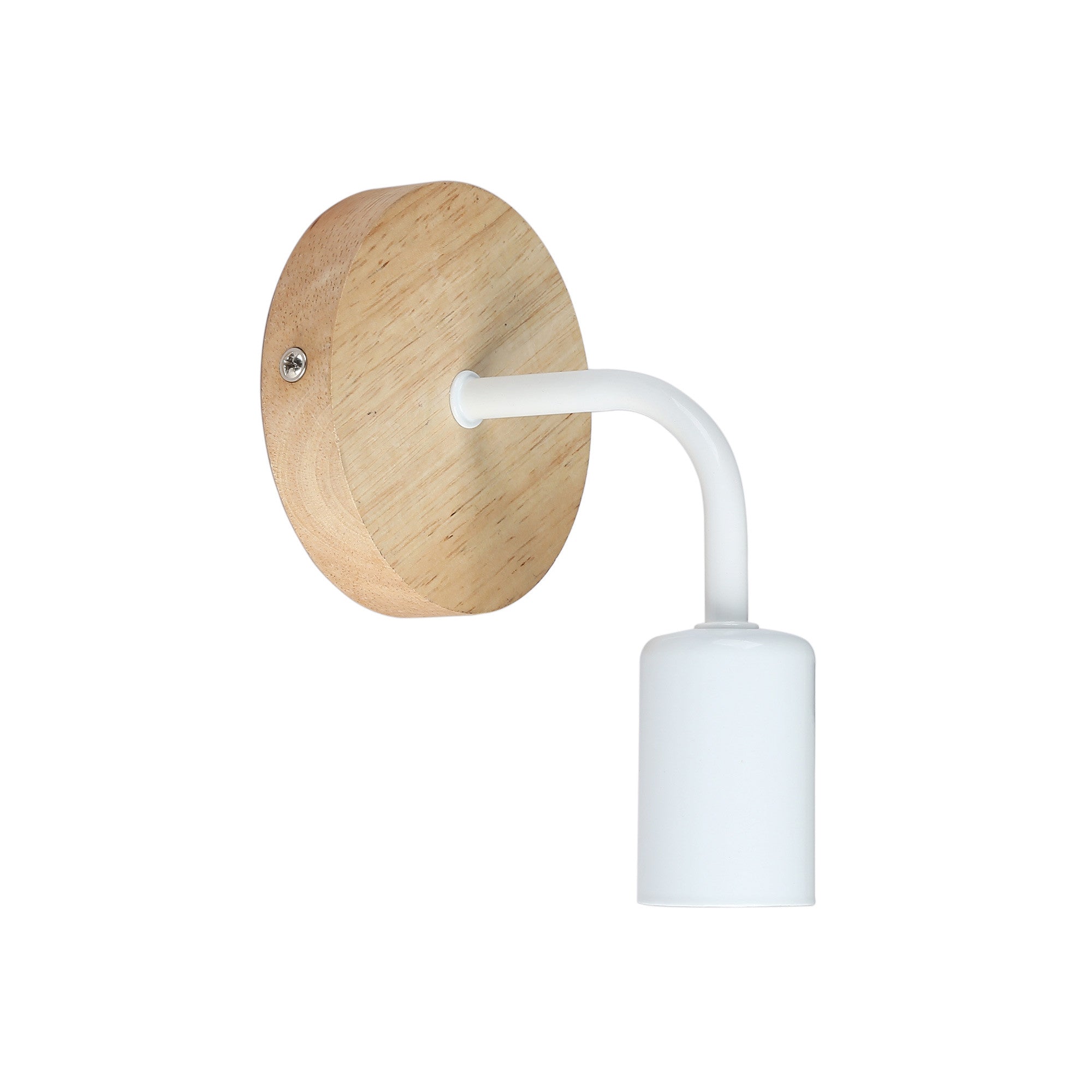 Aplique de pared de madera y metal "Morgan"