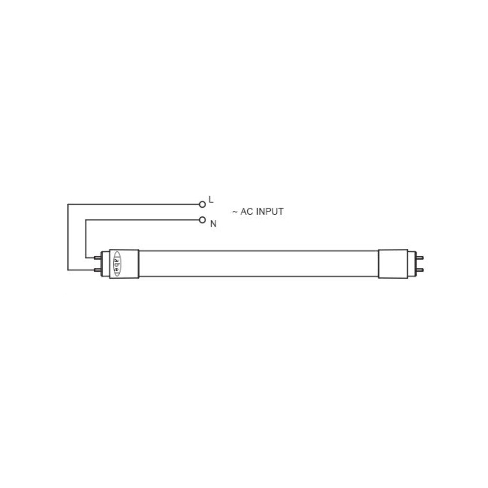 Tubo LED 120cm T8 - 18W - 140lm/W