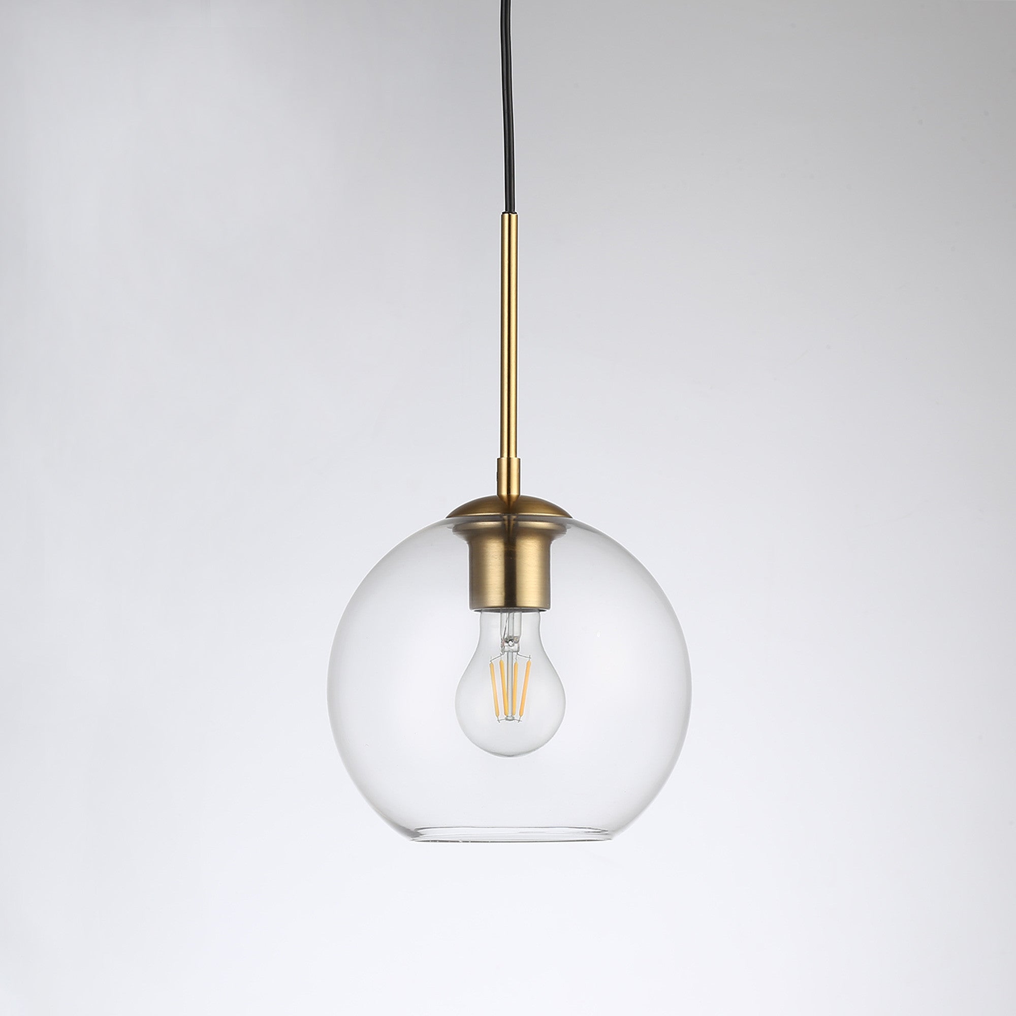 Lámpara colgante cristal "Cleire" - E27