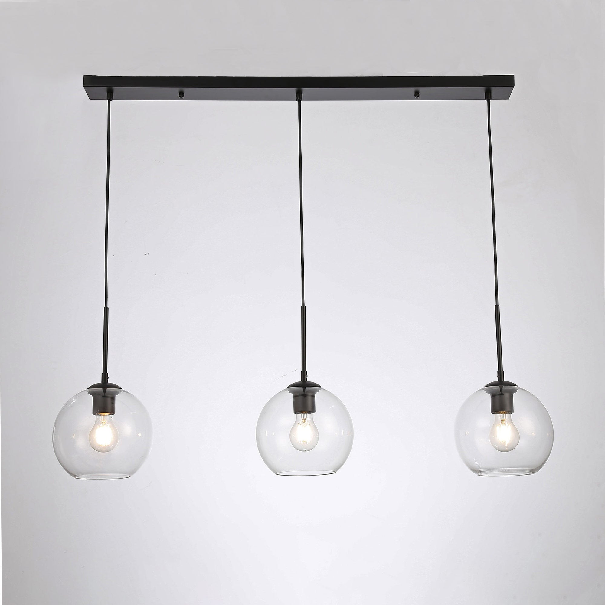 Lámpara colgante cristal triple "Merce" - 3 x E27