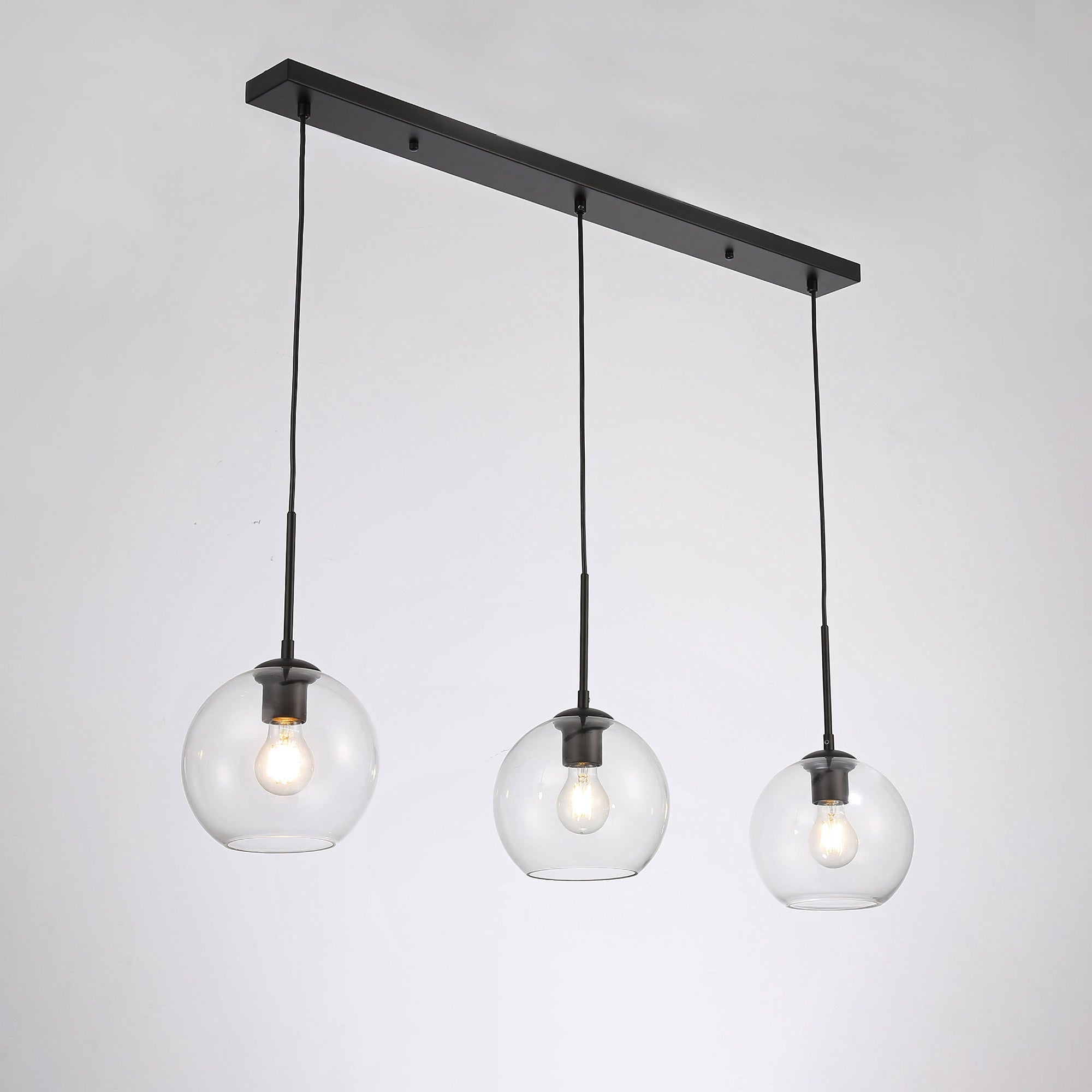 Lámpara colgante cristal triple "Merce" - 3 x E27