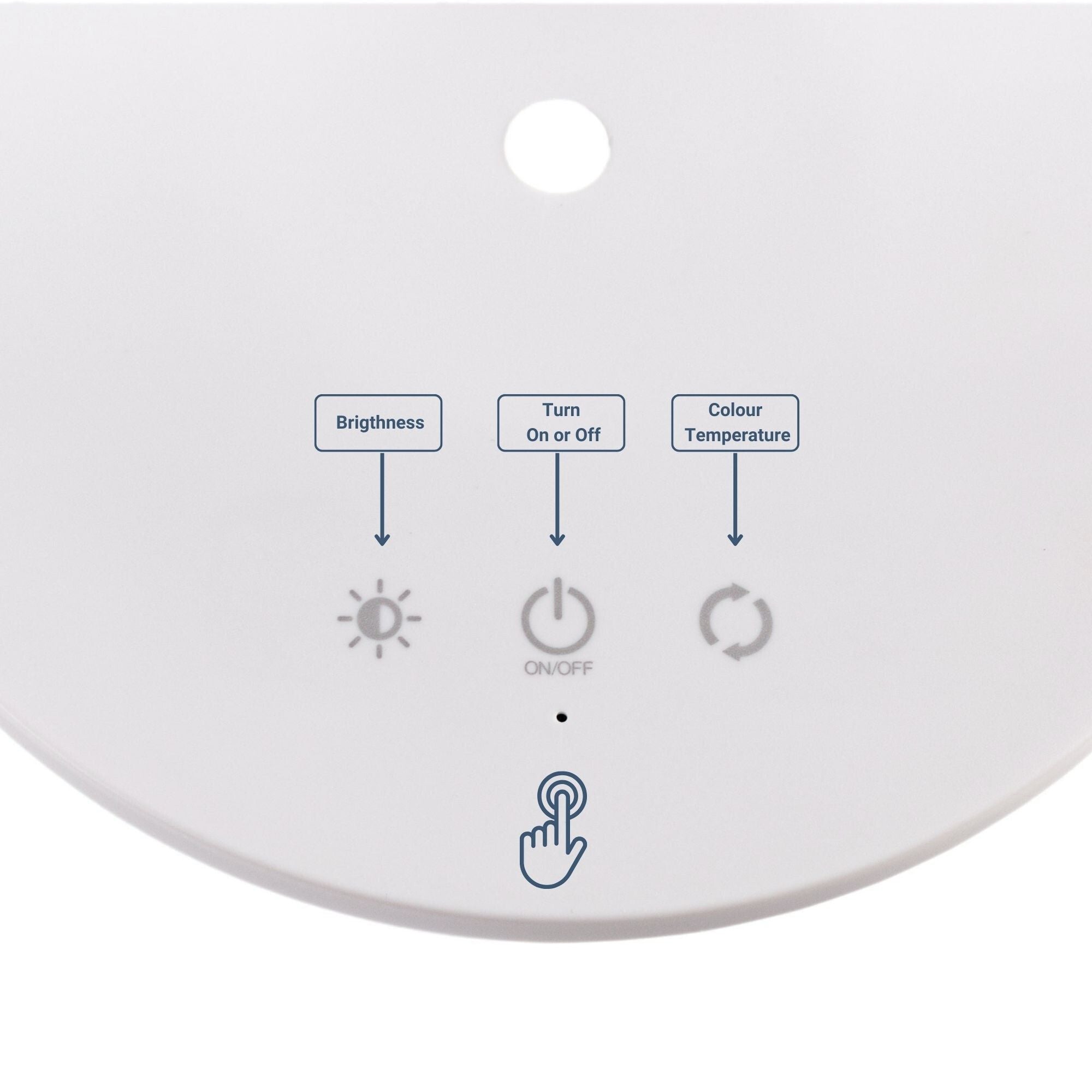 Lámpara de escritorio LED con USB - Regulable - CCT - 4W
