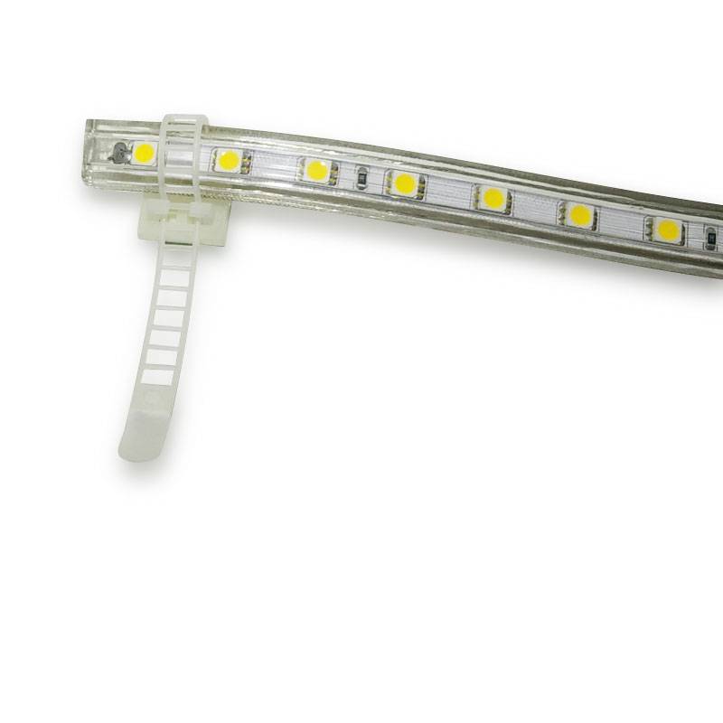 Brida plástica para Tiras LED con base adhesiva 3M