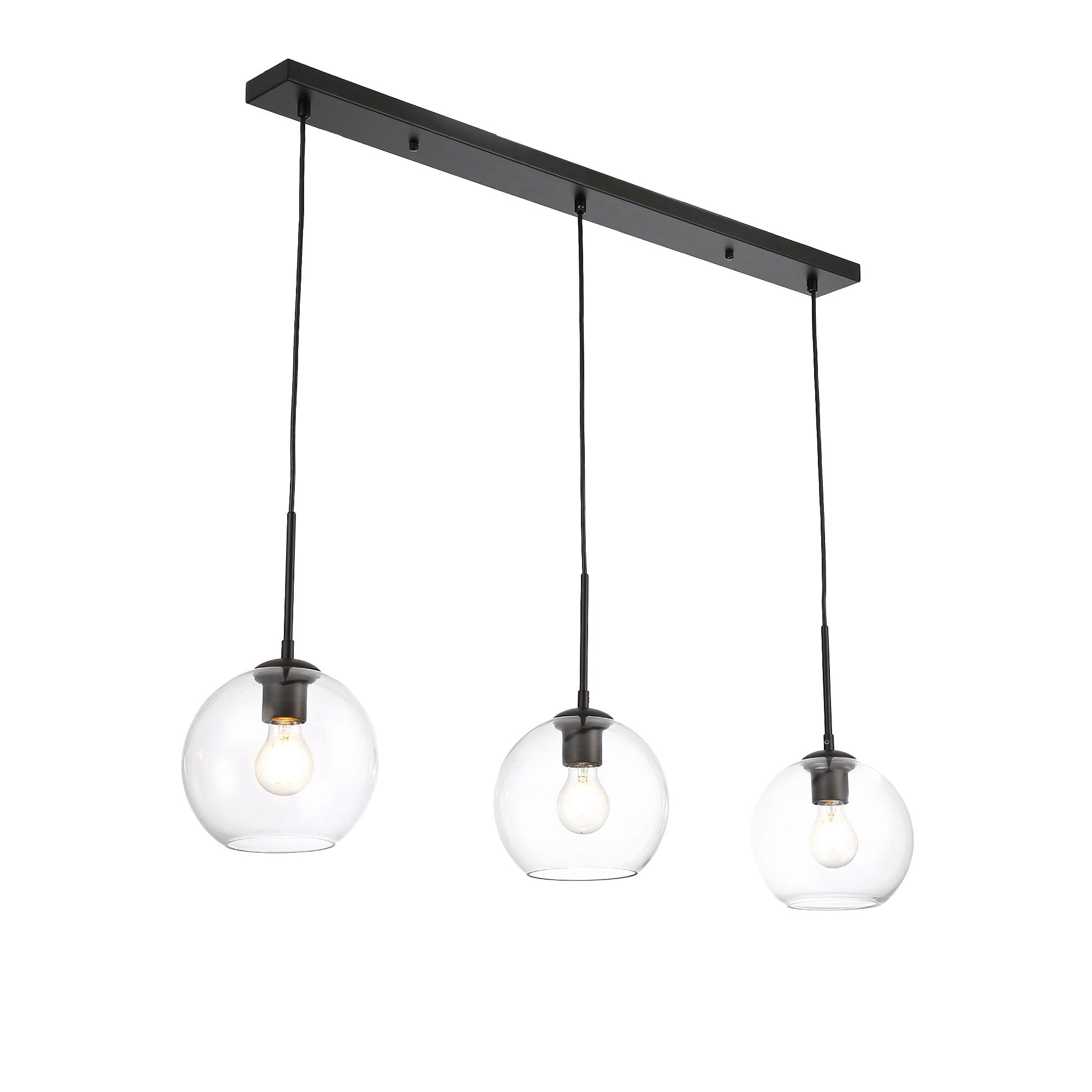 Lámpara colgante cristal triple "Merce" - 3 x E27