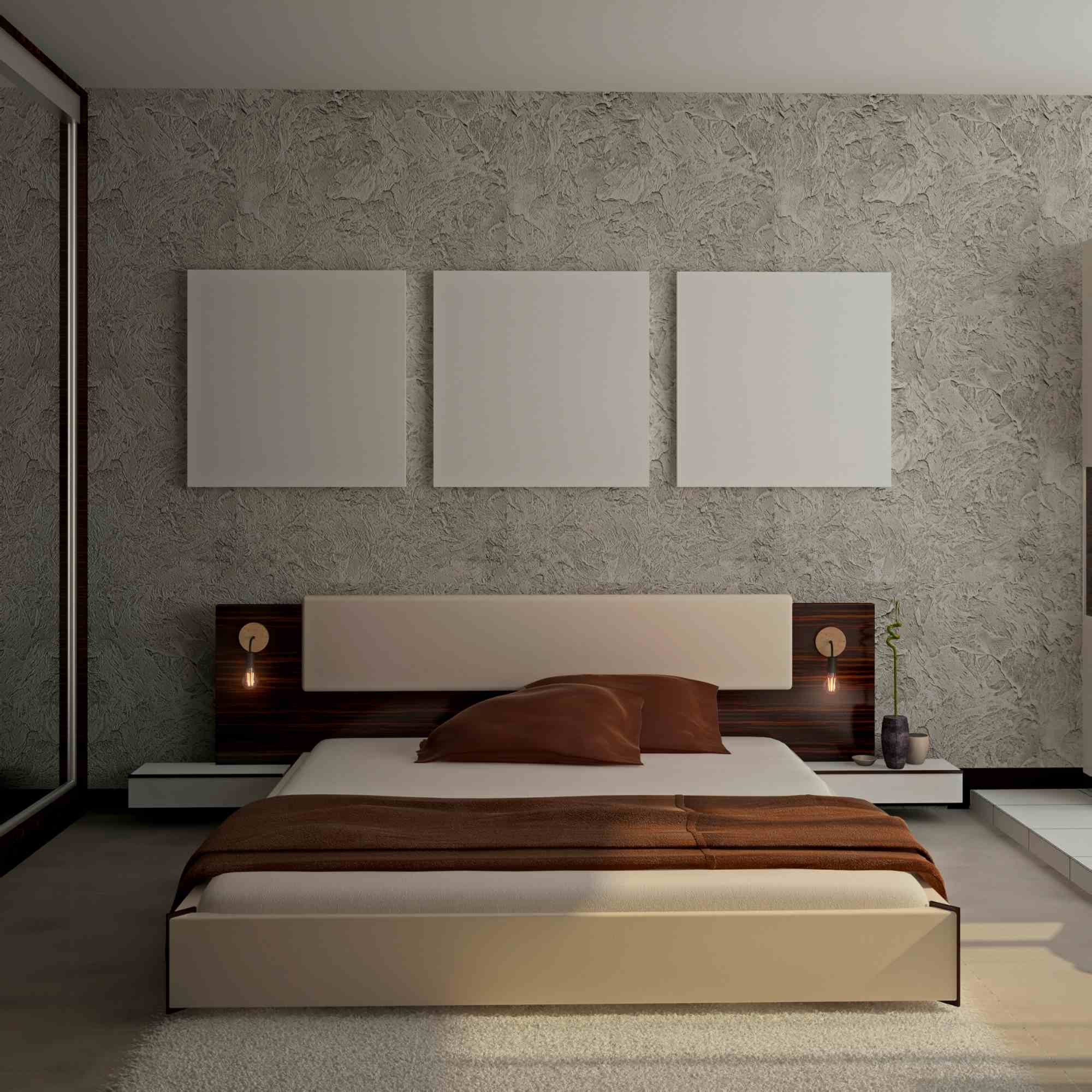 Aplique de pared de madera y metal "Morgan"