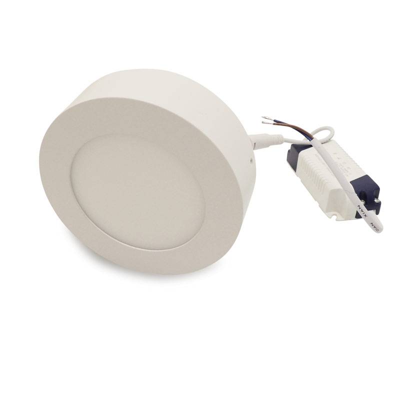 Plafón techo LED circular 6W - Ø11,5cm - 365lm