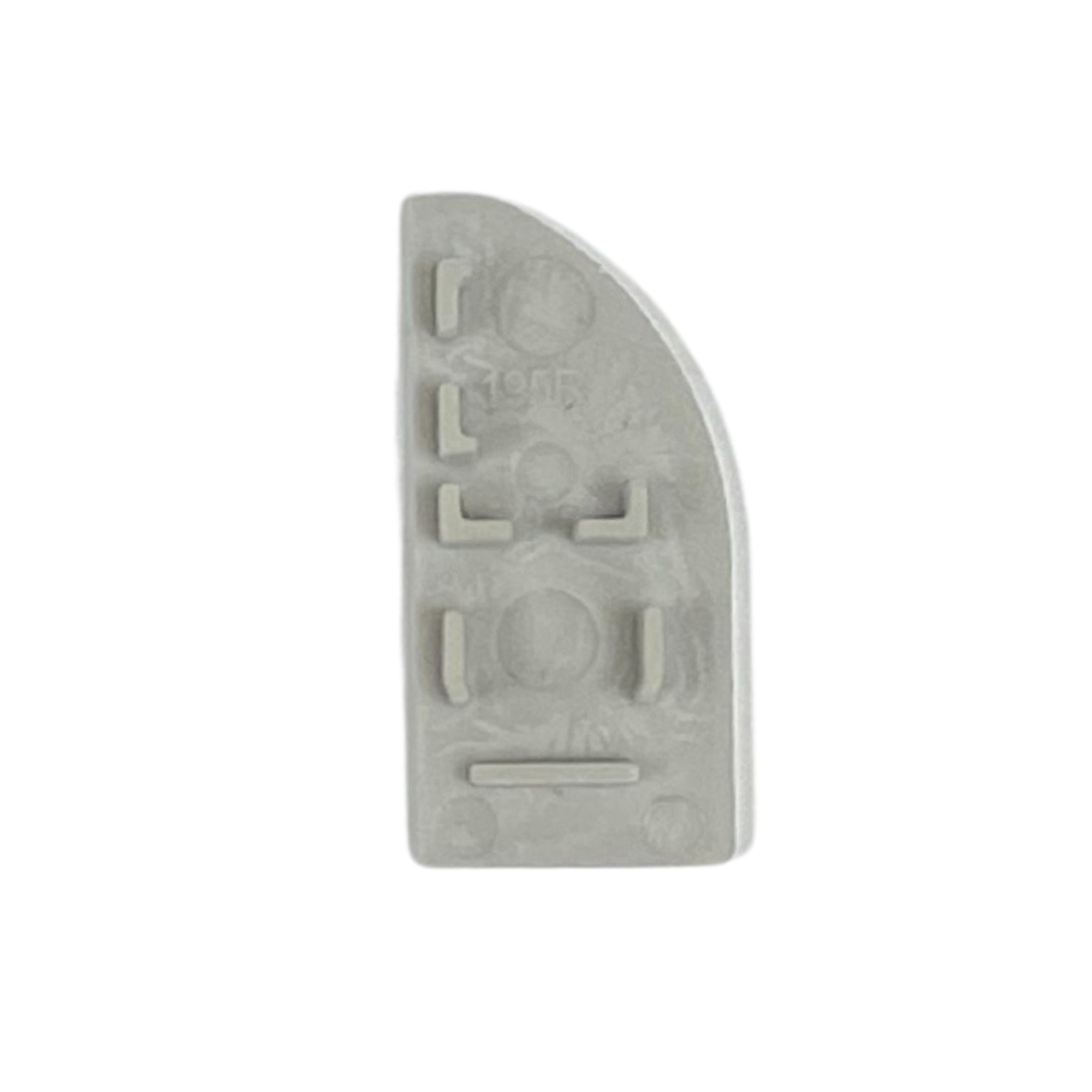 Tapa para perfil de aluminio 15.4 x 32.2 mm