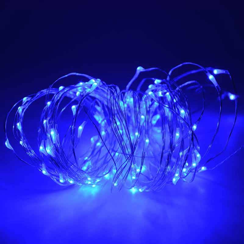 Cadena luminosa guirnalda LED FAIRY LIGHT de alambre de cobre "luz de hada" (10mt.)