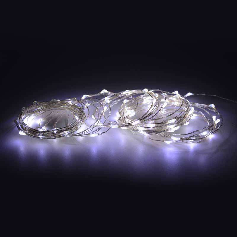 Cadena luminosa guirnalda LED FAIRY LIGHT de alambre de cobre "luz de hada" (10mt.)