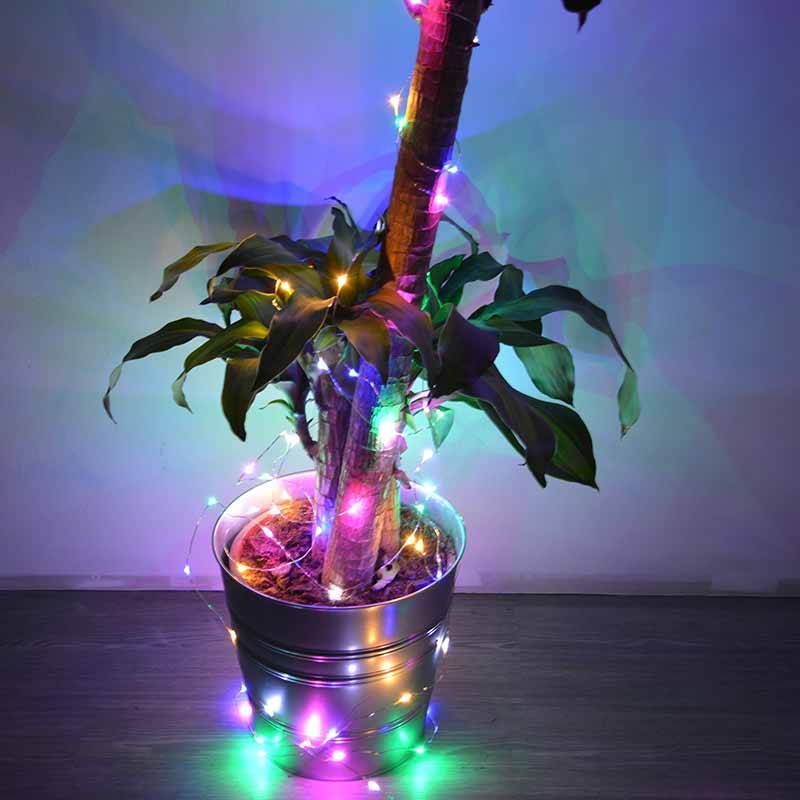 Cadena luminosa guirnalda LED FAIRY LIGHT de alambre de cobre "luz de hada" (10mt.)