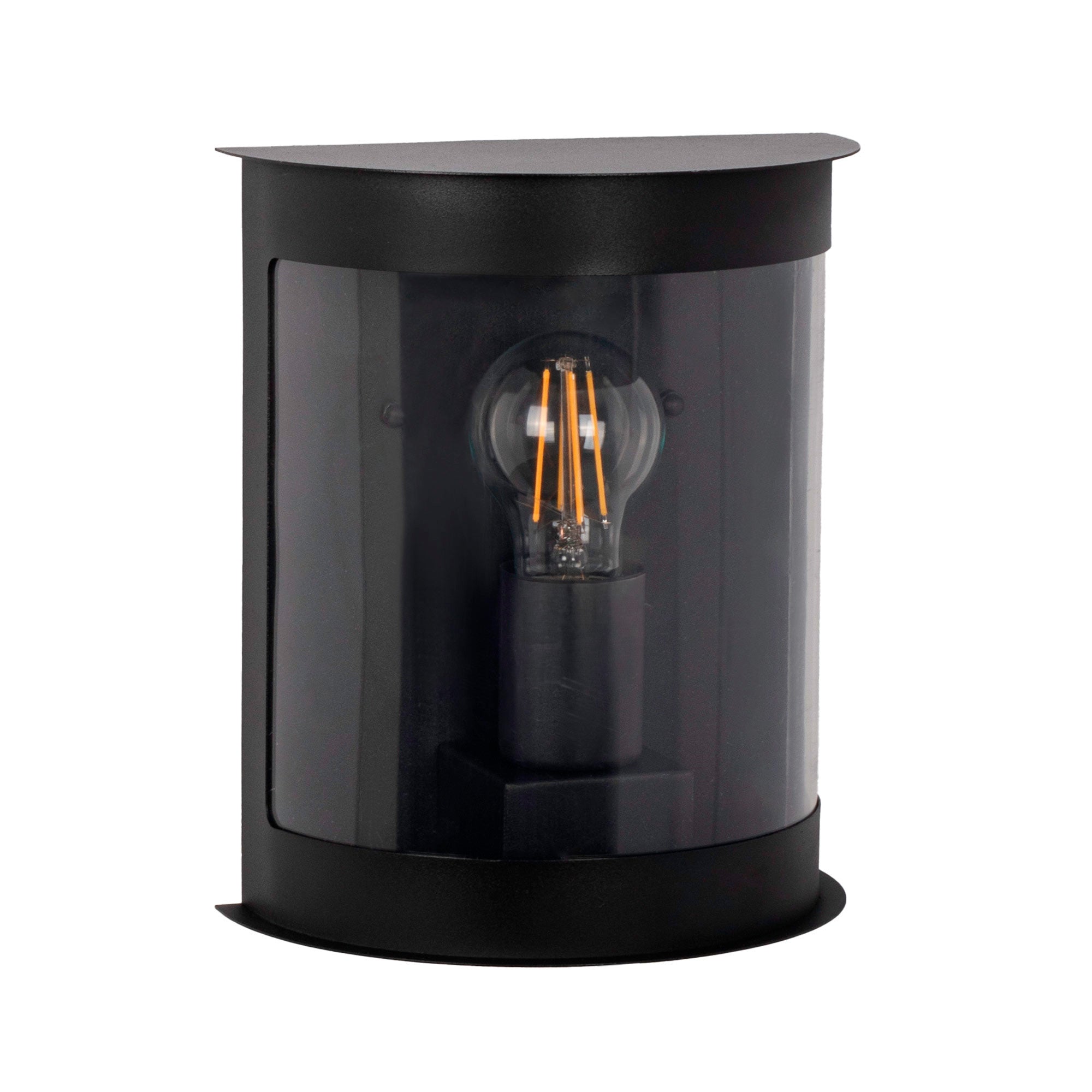 Aplique de pared exterior en aluminio "Dona" - IP44 - E27