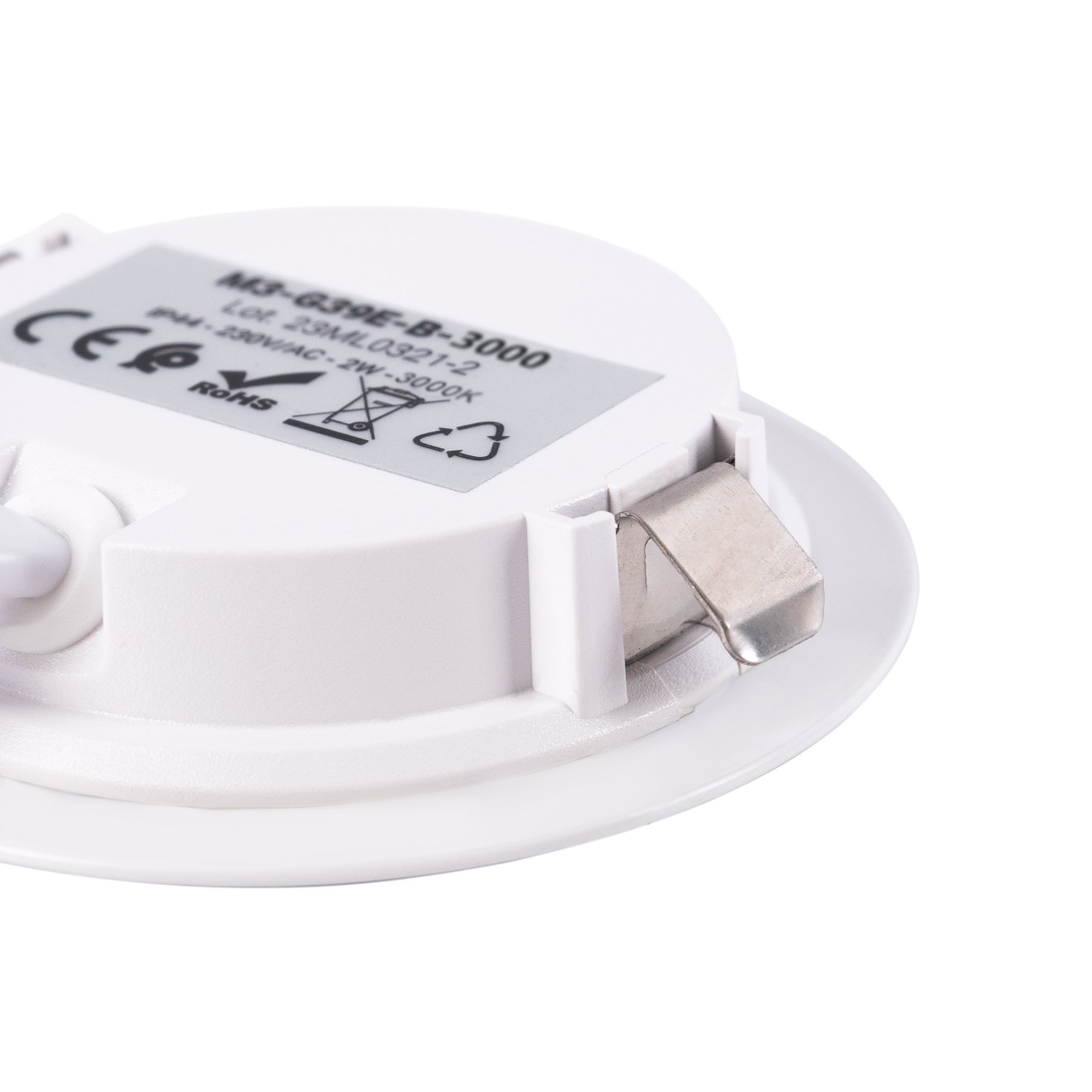 Downlight LED bajo mueble empotrable 2W 220V AC - IP44