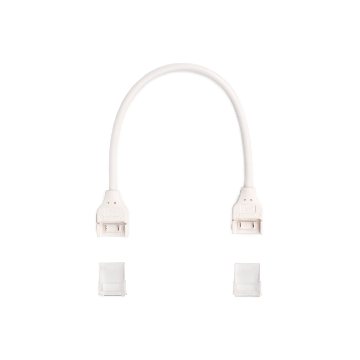 Conector estanco con cable para tira LED COB 220V - 2 pines - Tira 12 mm - IP67