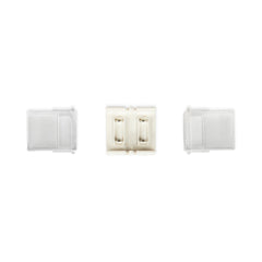 Conector estanco recto tira LED COB 220V - 2 pines- Tira 12mm - IP67