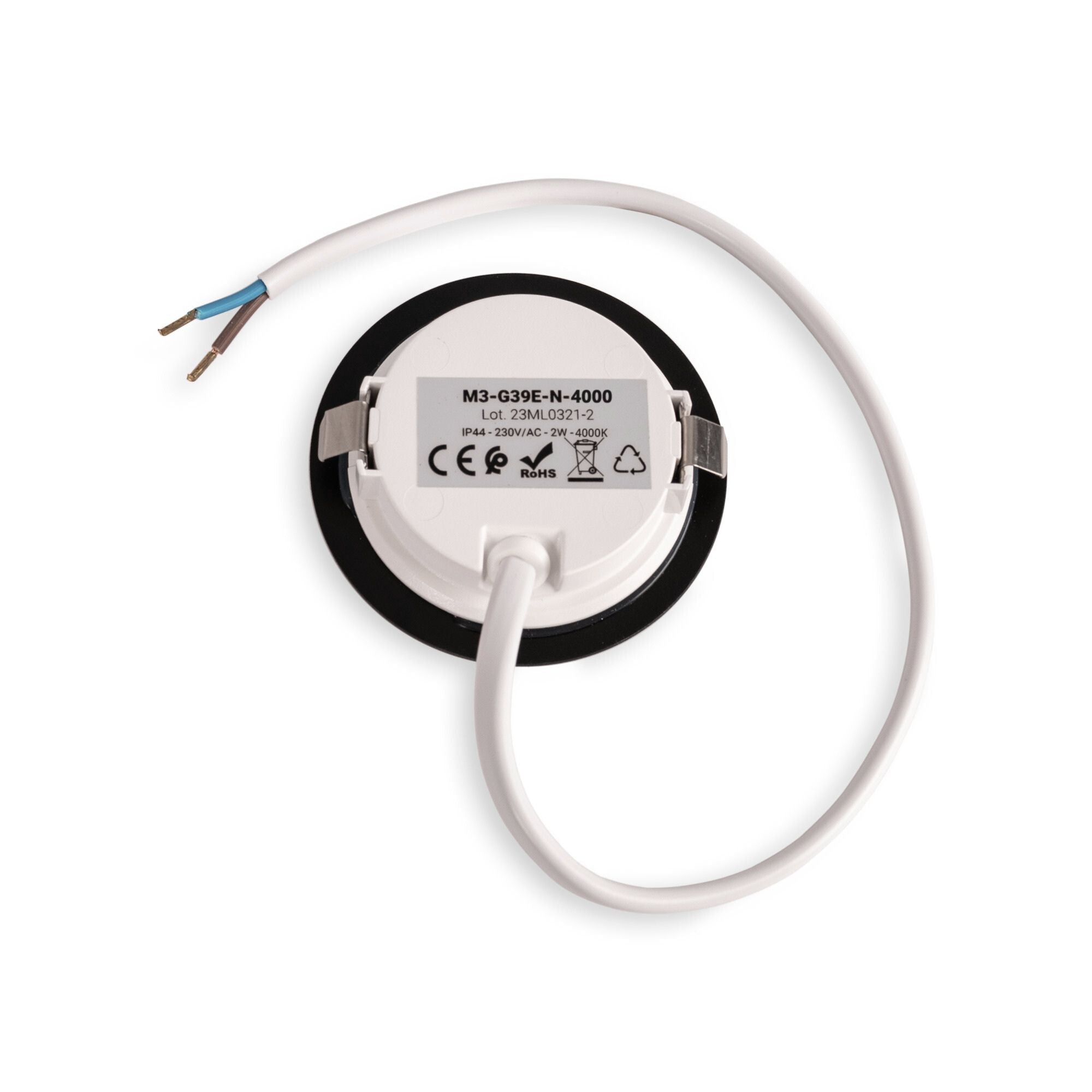 Downlight LED bajo mueble empotrable 2W 220V AC - IP44