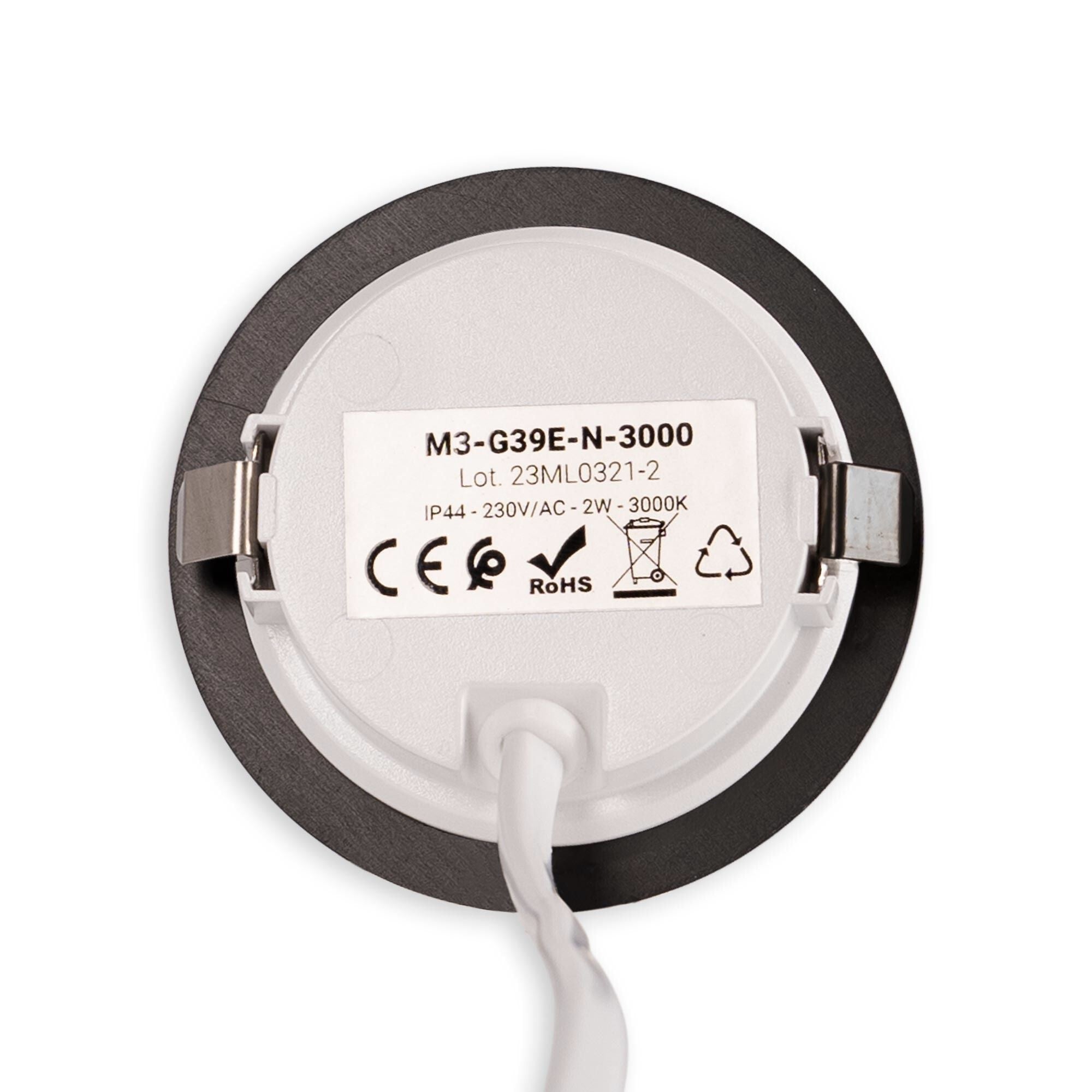 Downlight LED bajo mueble empotrable 2W 220V AC - IP44