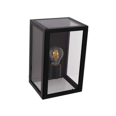Aplique de pared exterior aluminio "Glass House" - IP44 - E27
