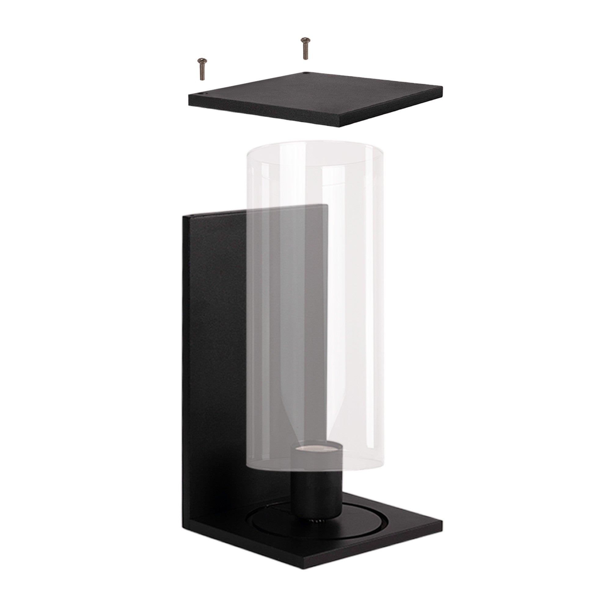 Aplique de pared exterior en aluminio "Arzo" - IP44 - E27