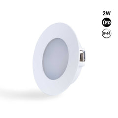 Downlight LED bajo mueble empotrable 2W 220V AC - IP44