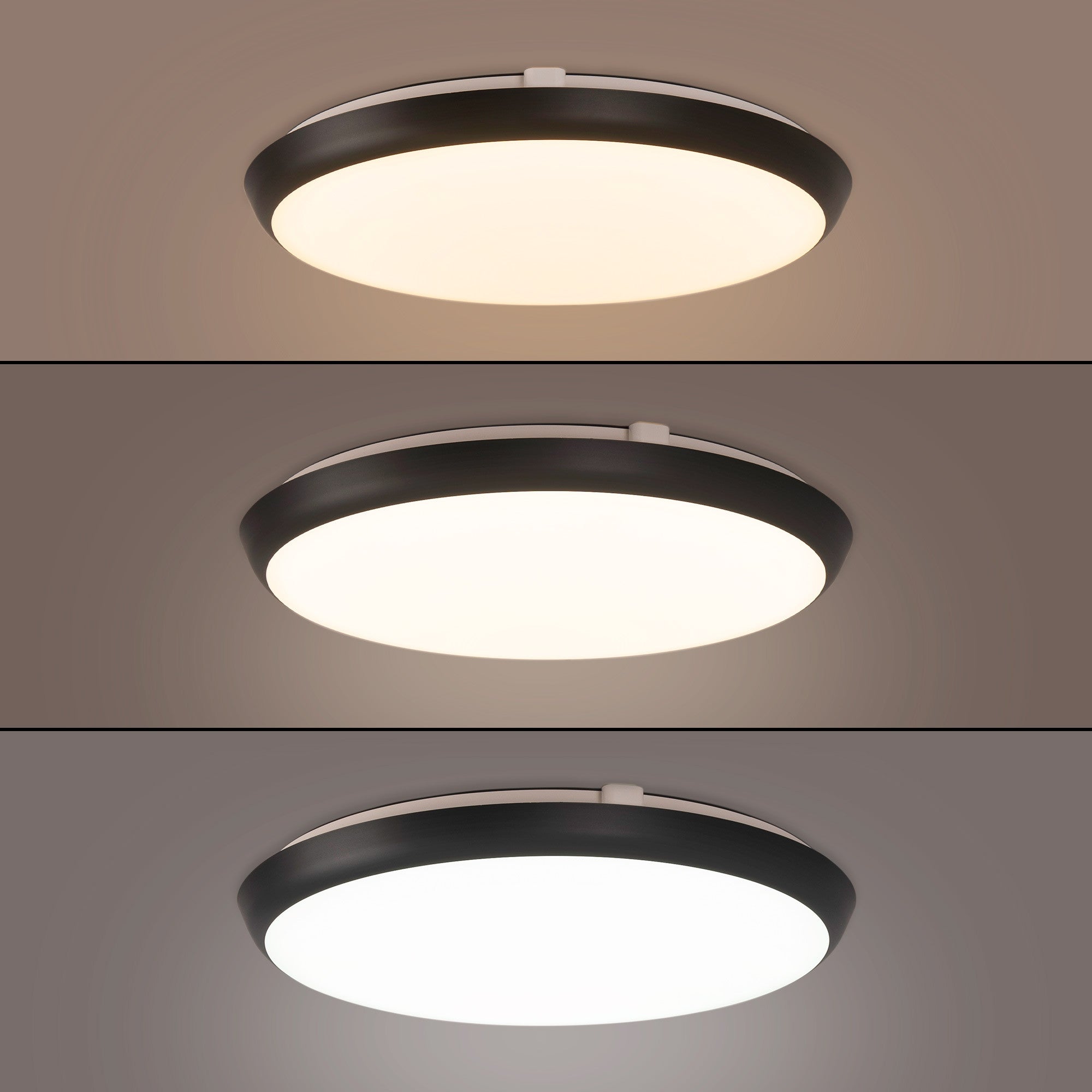 Plafón LED techo estanco CCT - 30W - Ø35cm - 3180lm - IP65