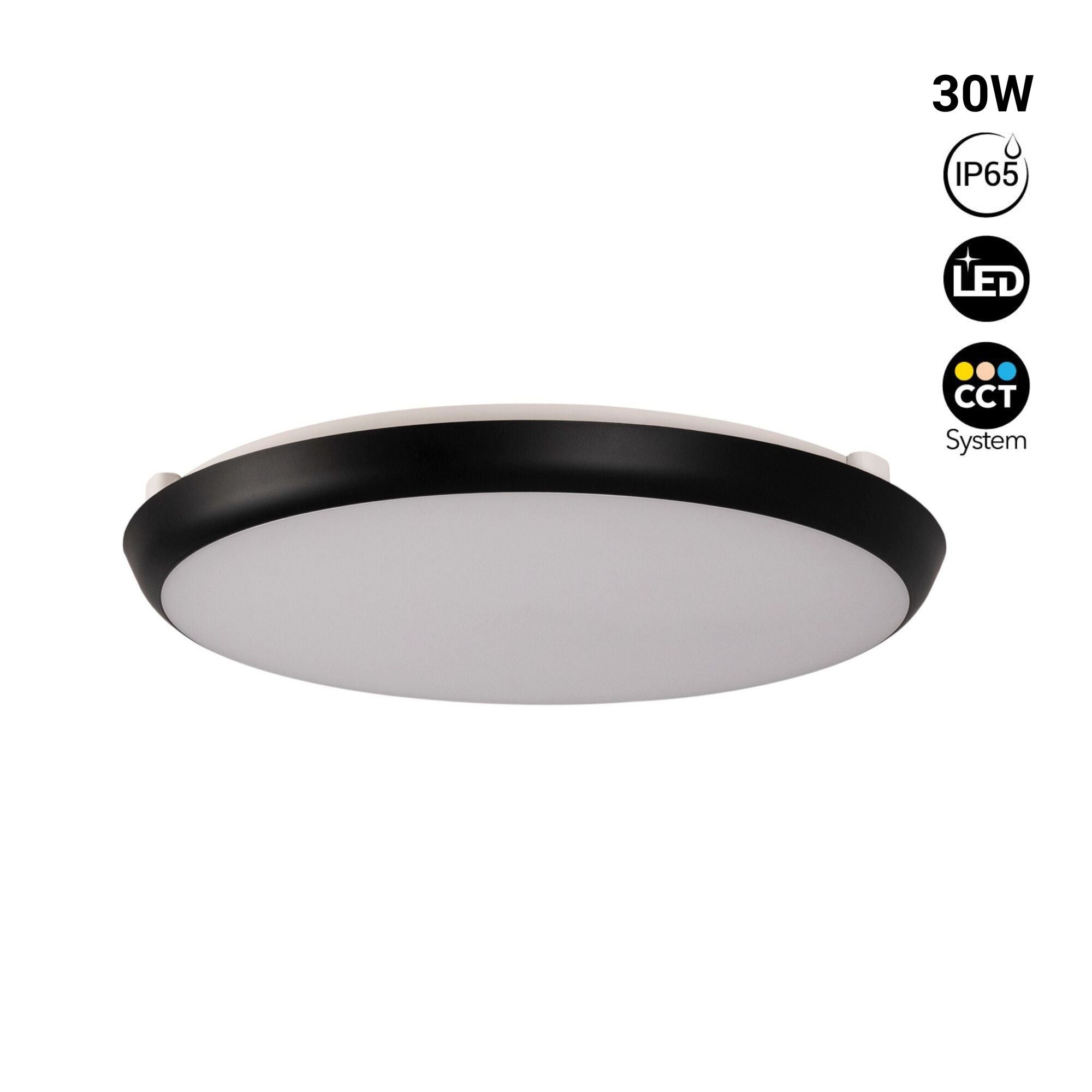 Plafón LED techo estanco CCT - 30W - Ø35cm - 3180lm - IP65