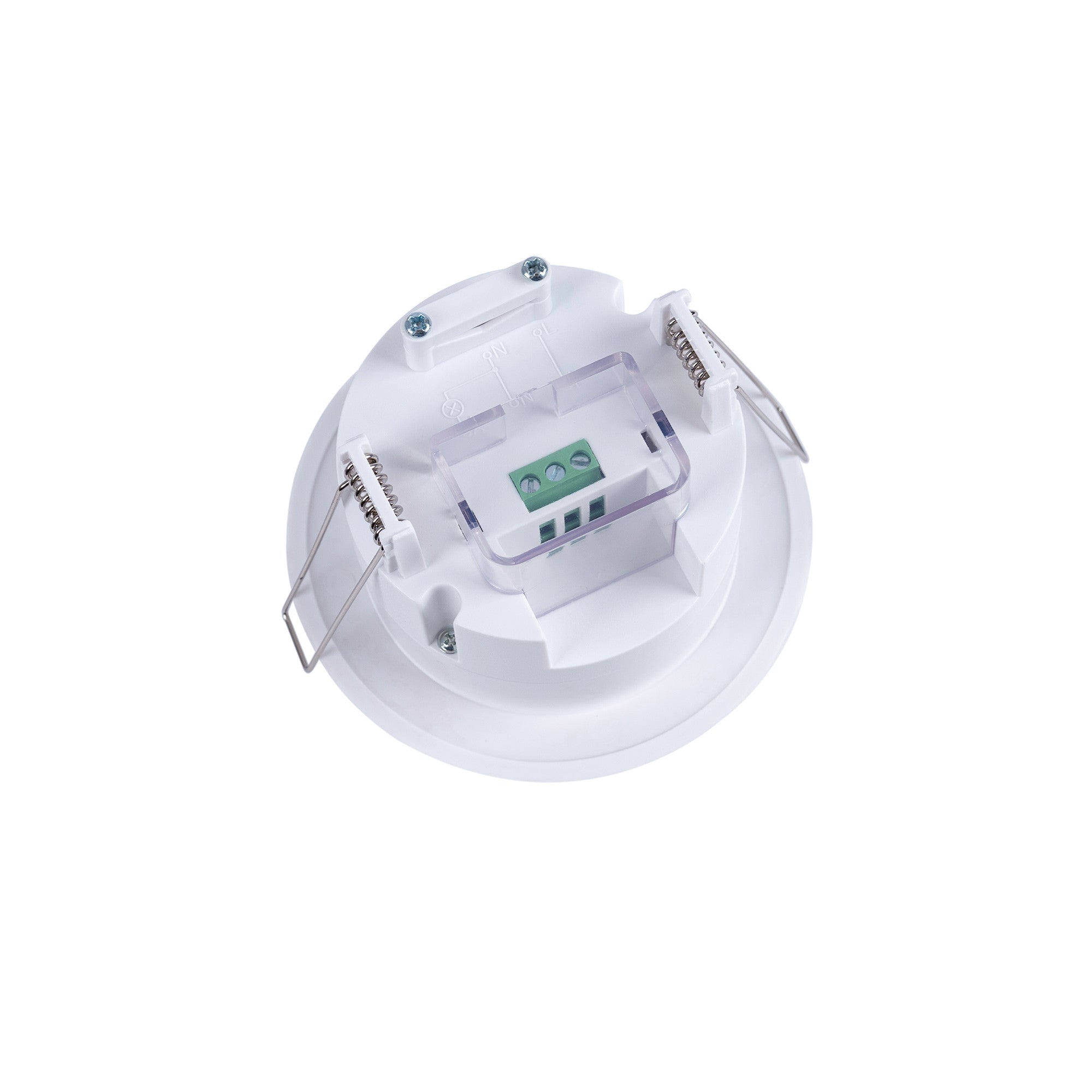 Sensor de presencia PIR empotrable con mando a distancia - 360º - IP20
