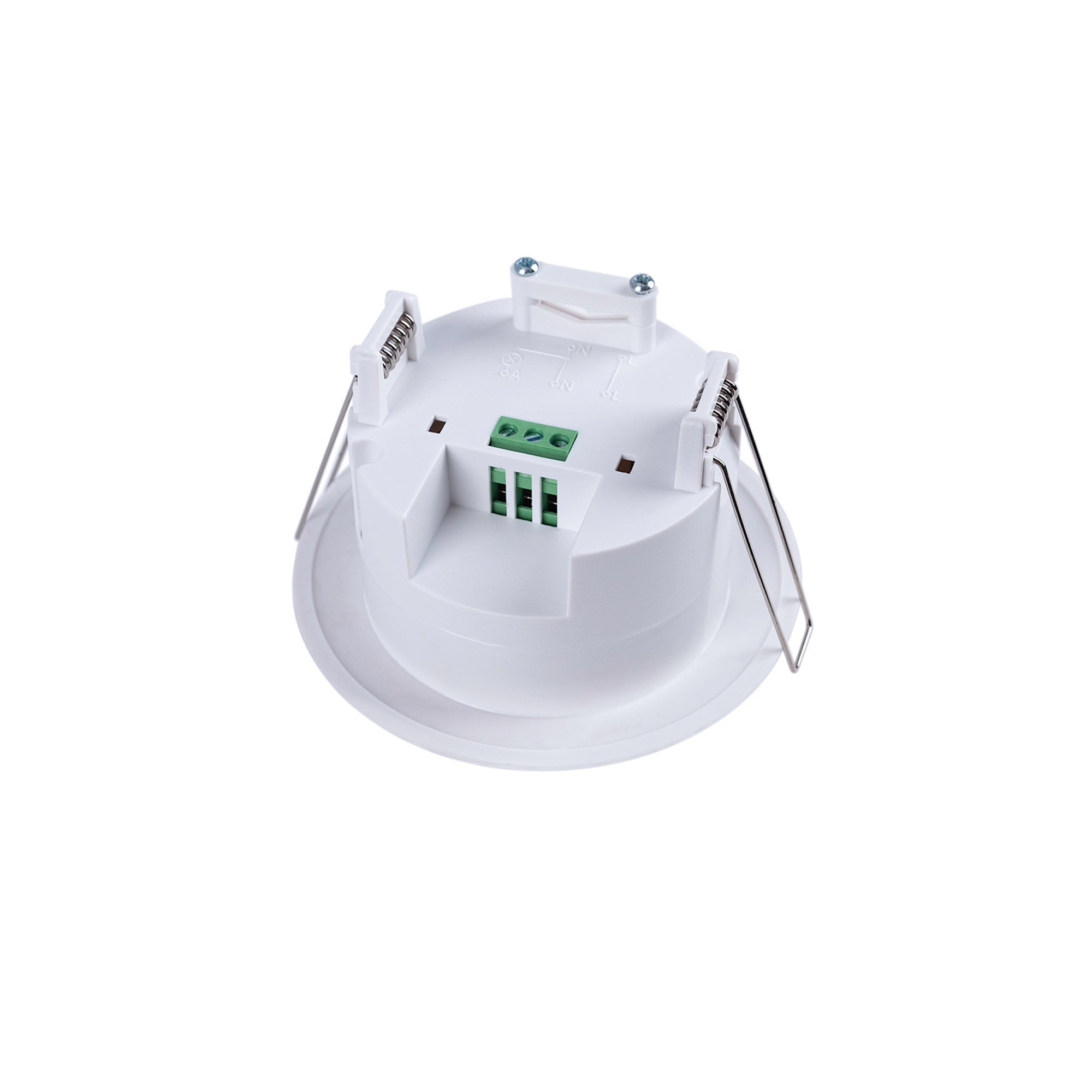Sensor de presencia PIR empotrable con mando a distancia - 360º - IP20