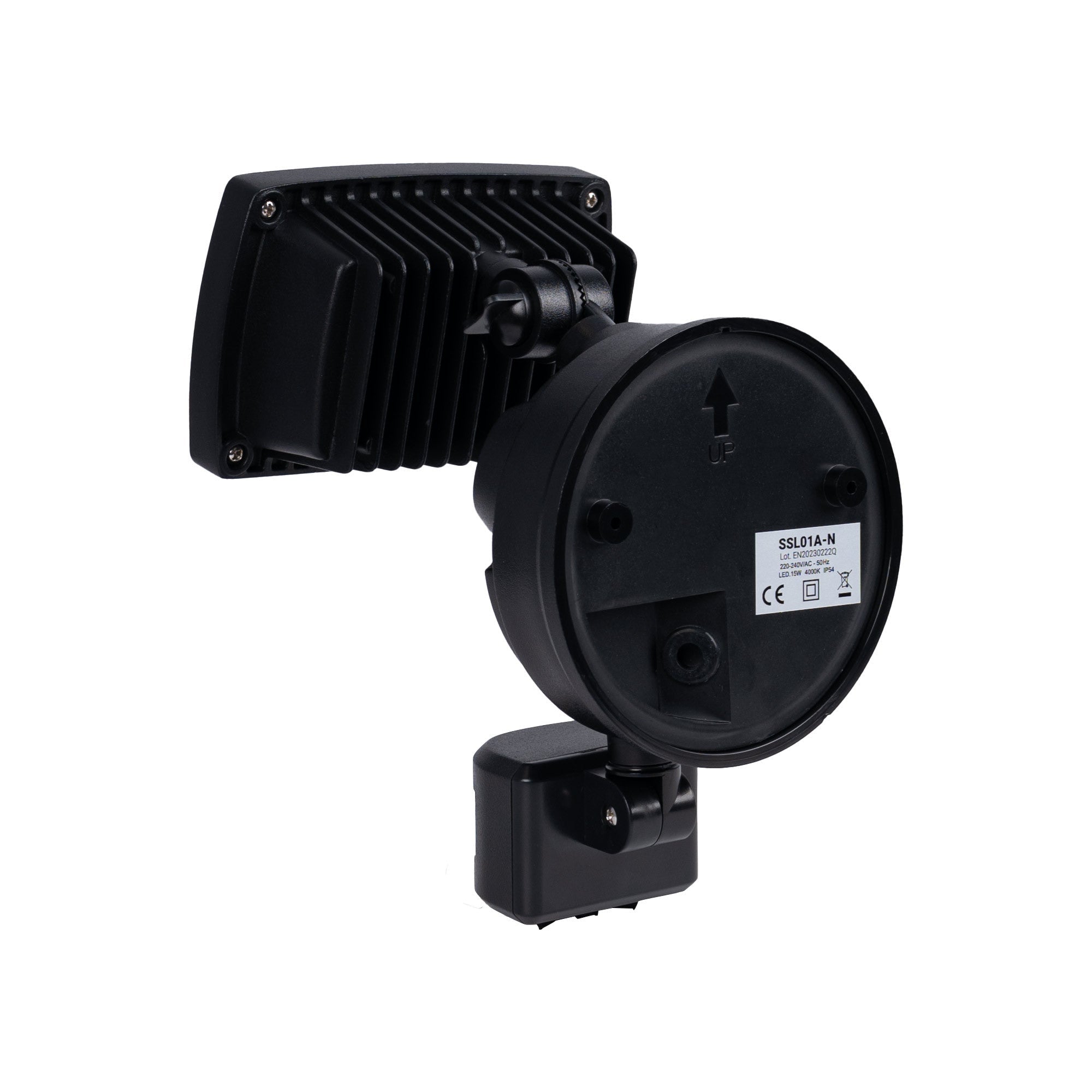 Proyector LED de pared exterior con sensor PIR 15W - 4000K - IP54