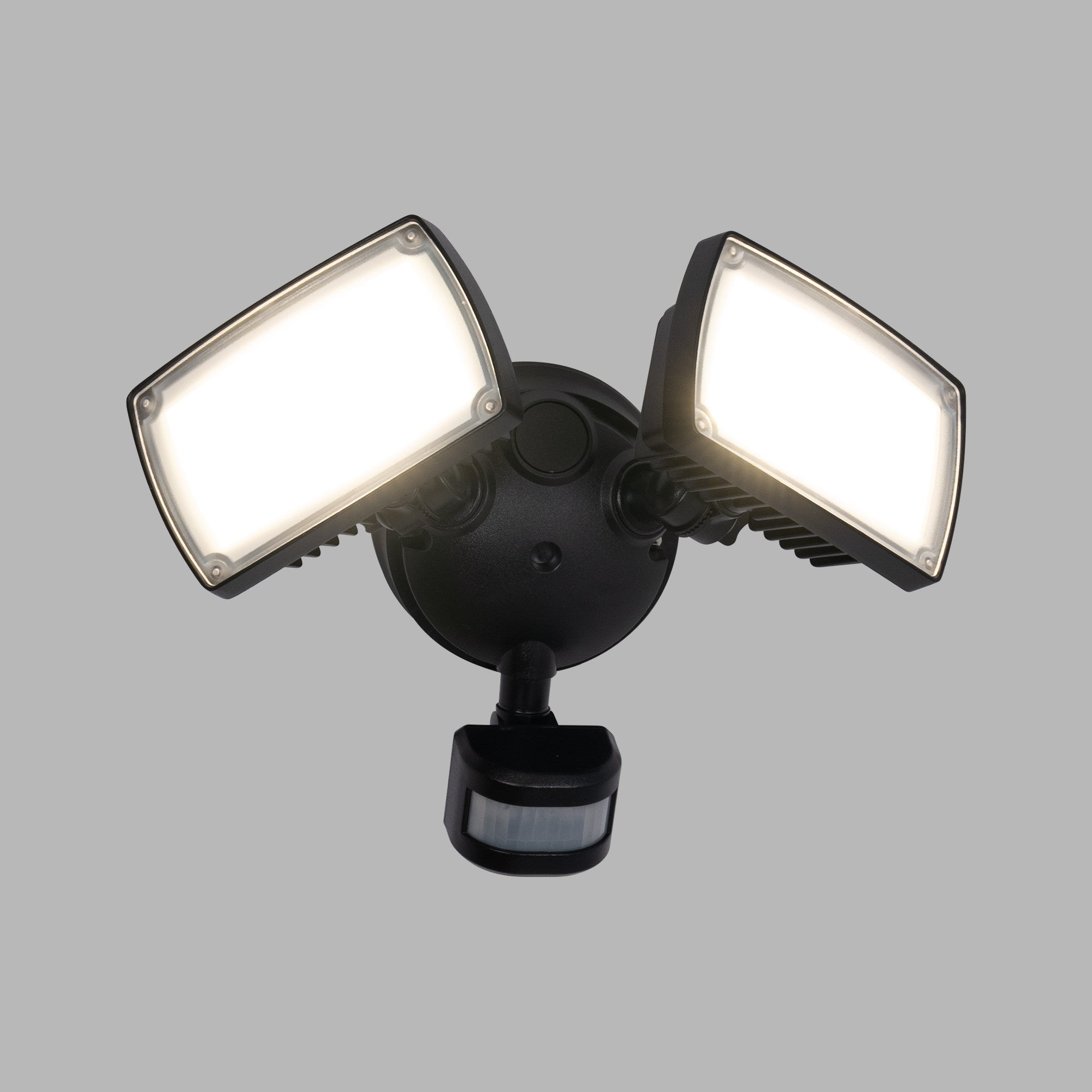 Proyector LED doble de pared exterior con sensor PIR 30W - 4000K - IP54