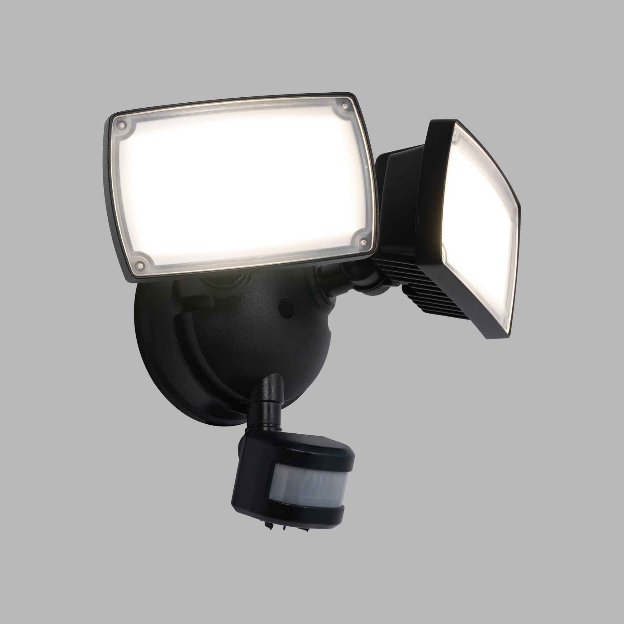 Proyector LED doble de pared exterior con sensor PIR 30W - 4000K - IP54
