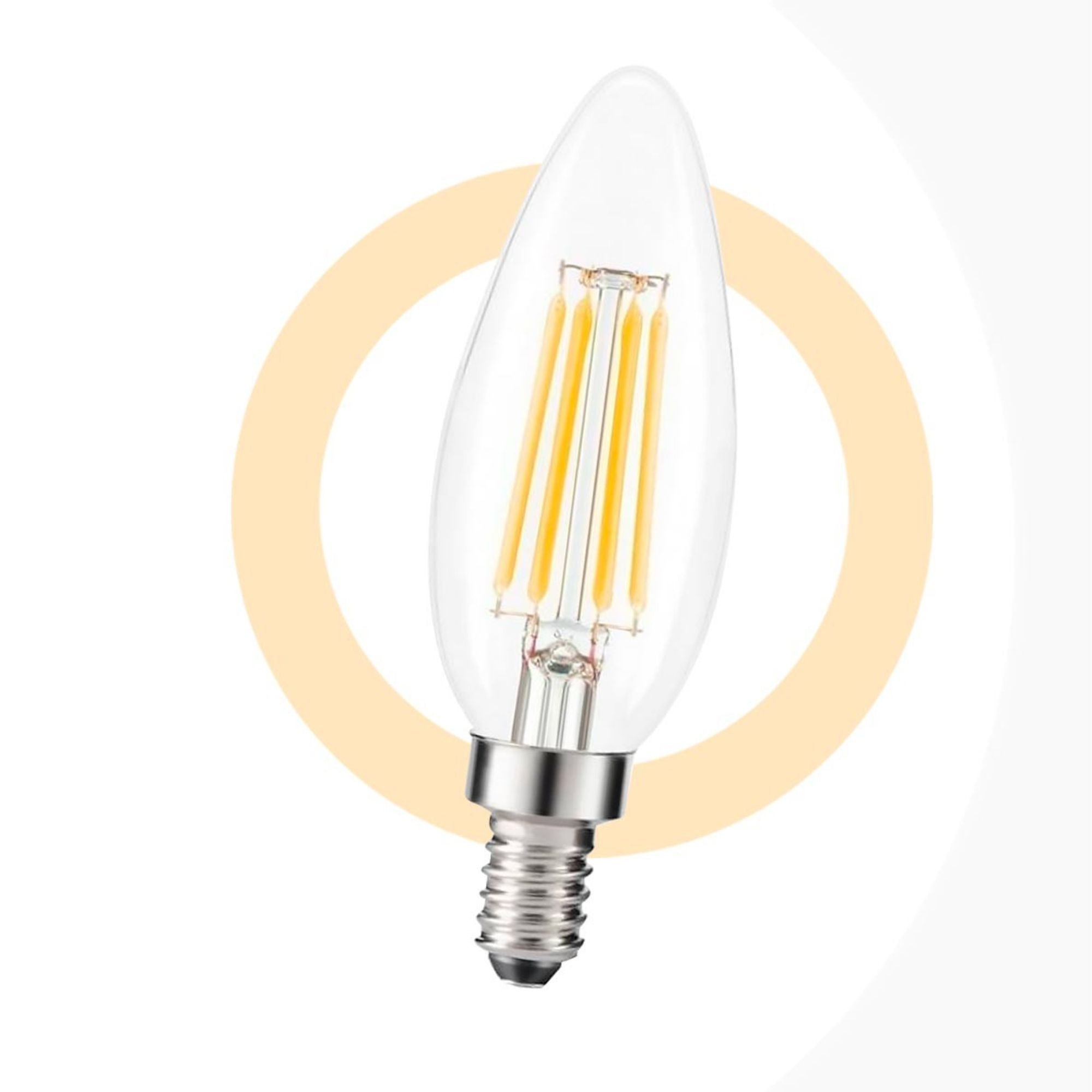 Bombilla LED Vela E14 5W Regulable C35 – 550 Lúmenes