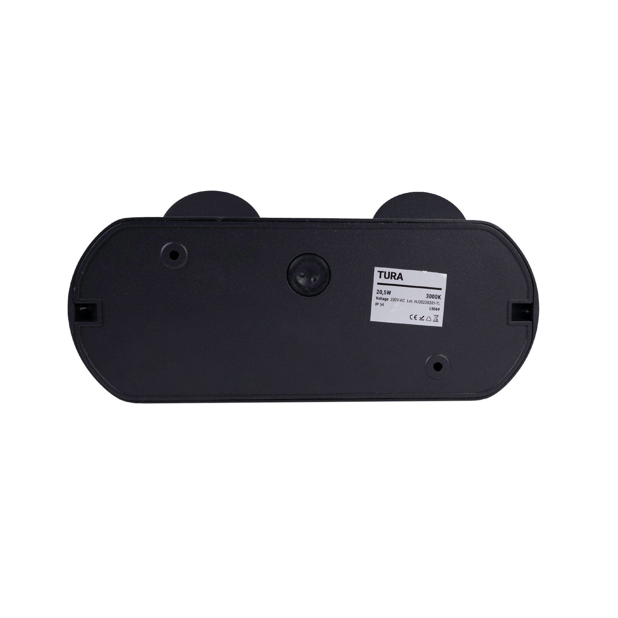 Aplique de pared exterior doble "Tura" - 20,5W - Orientable - 3000K - IP54