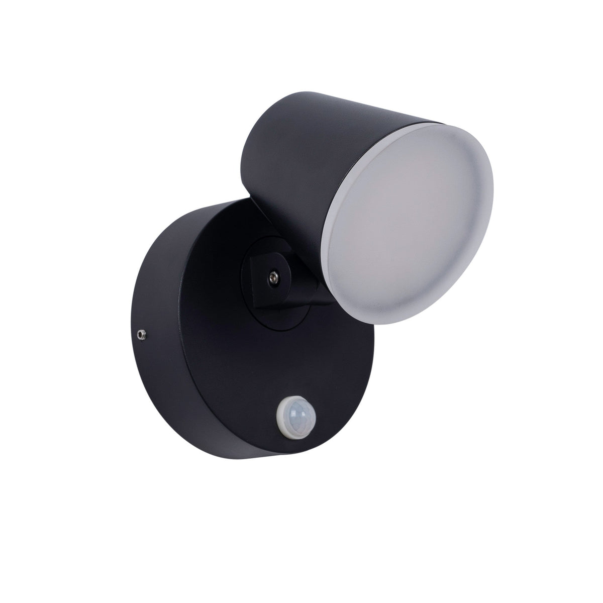 Aplique de pared exterior con sensor PIR  "Stan" - 12,5W - Orientable - 3000K - IP54