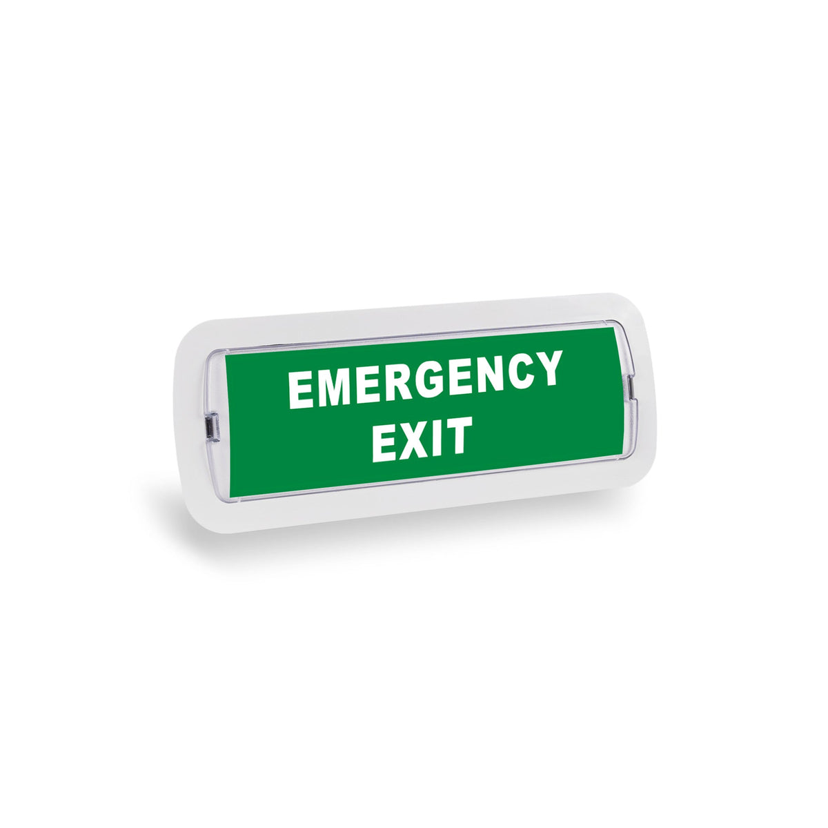 KIT Pictograma autoadhesivo "Emergency Exit" + Luz de emergencia 3W