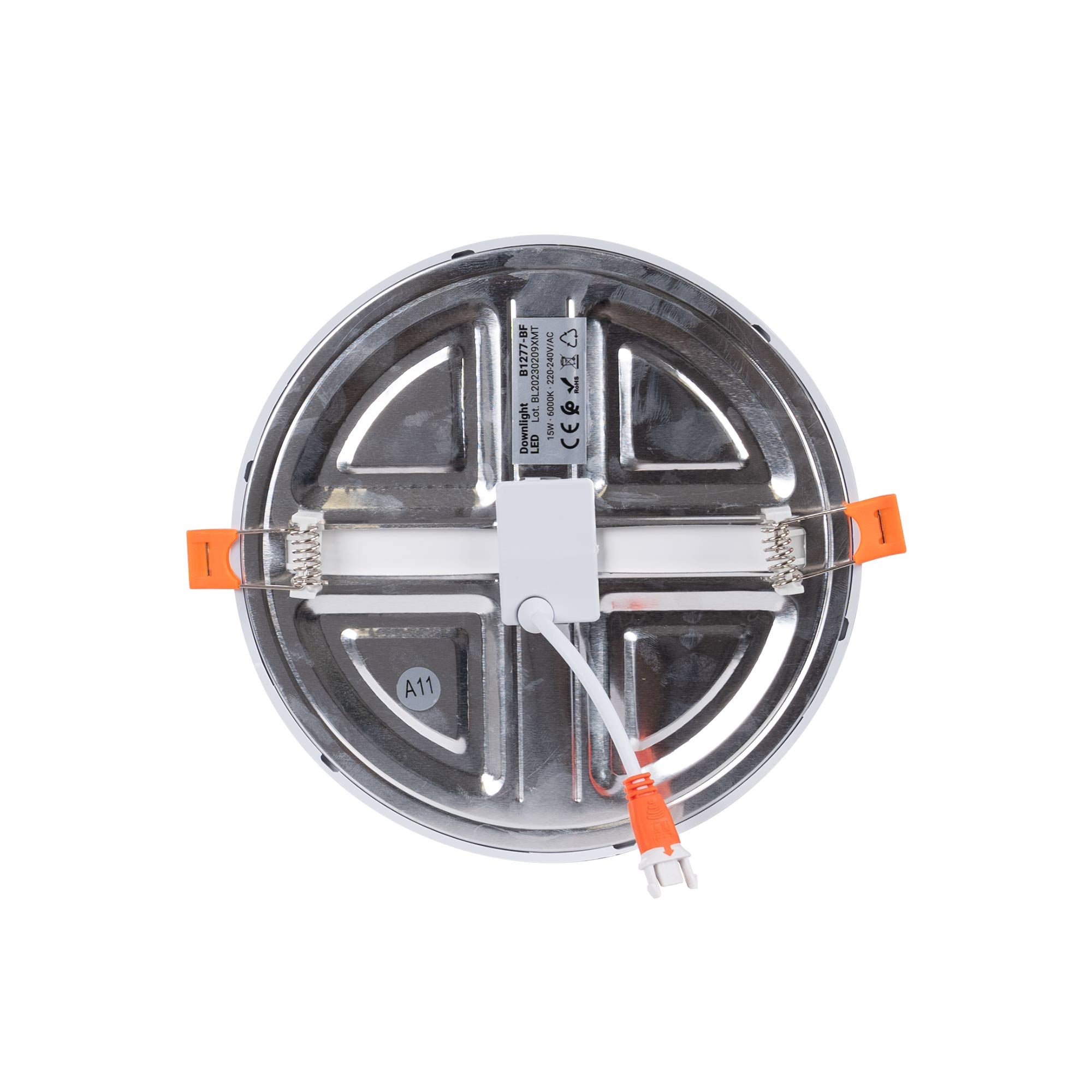 Downlight LED circular empotrable 15W - Diámetro de corte ajustable: Ø 50-140mm