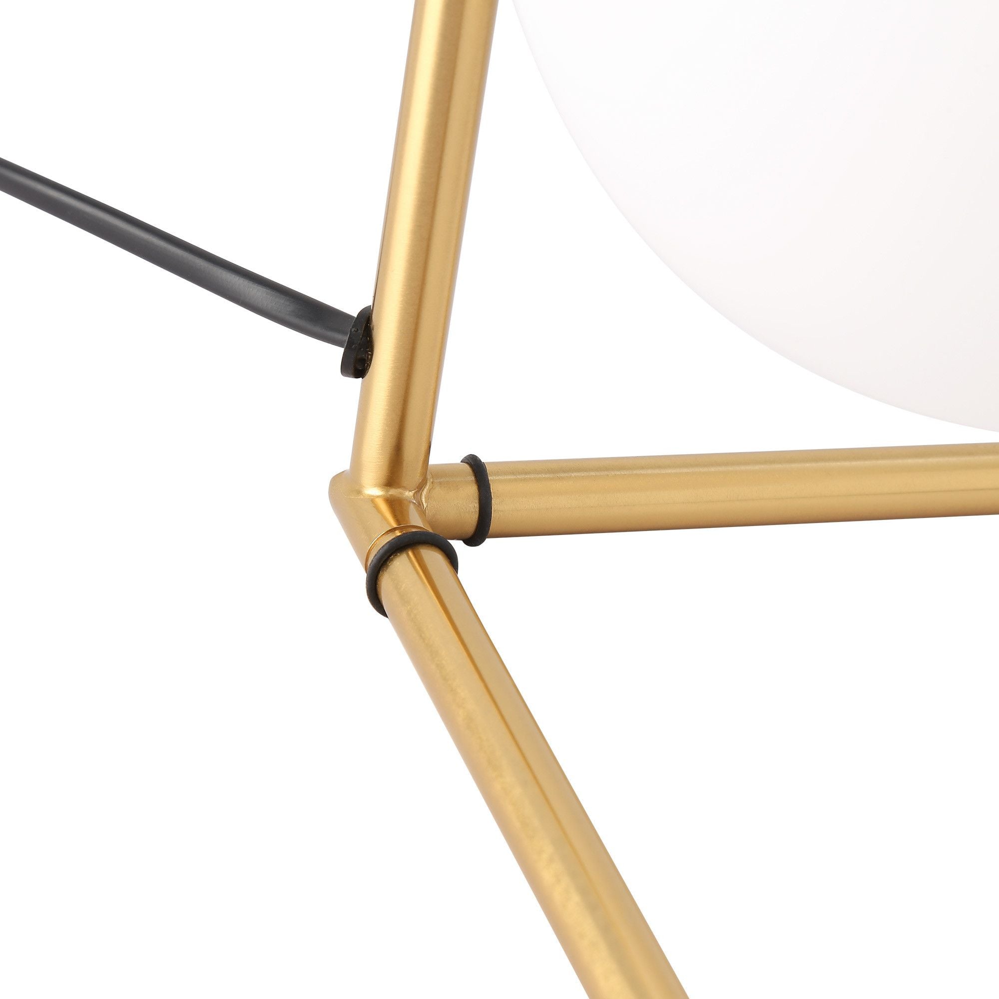 Lámpara de mesa bola cristal "Octo"
