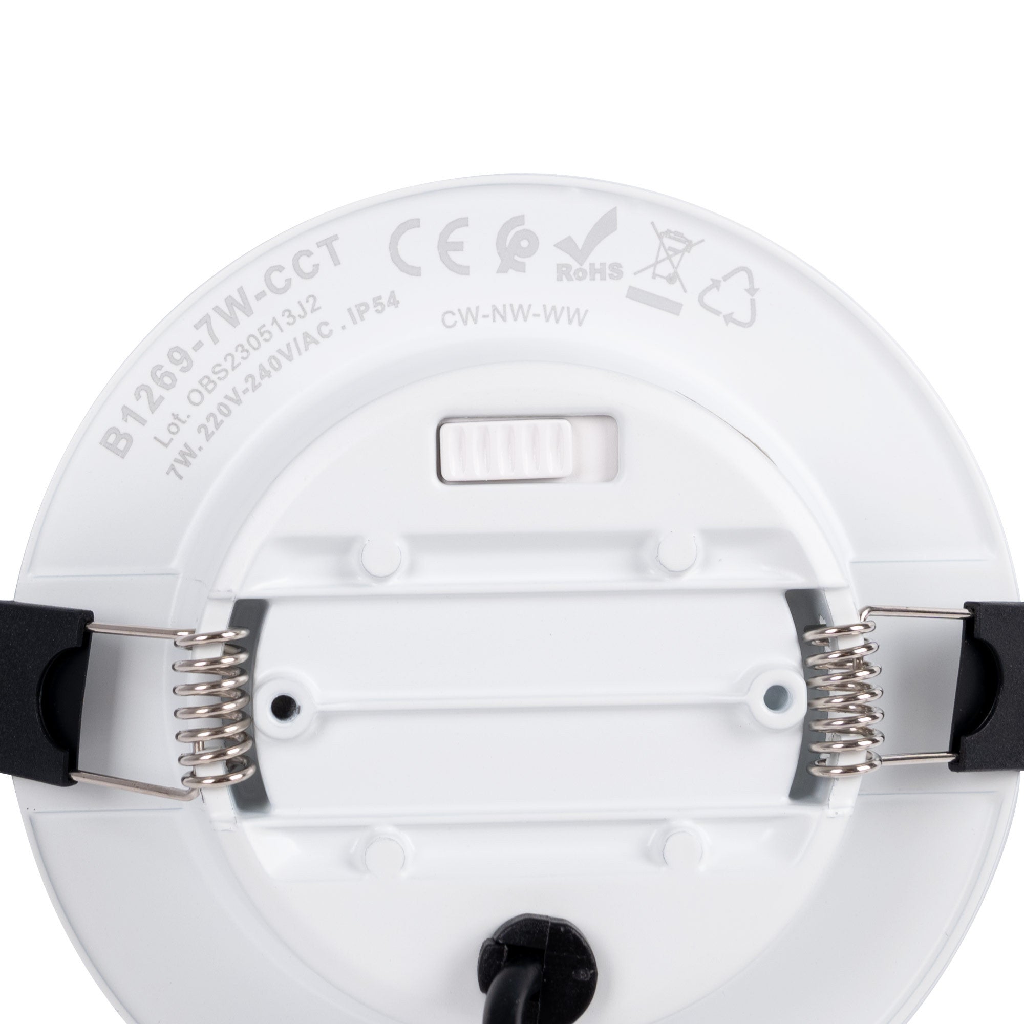 Downlight LED PRO 7W - CCT - 148lm/W - IP54 - UGR19 - Corte ø75mm