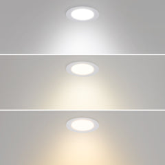 Downlight LED PRO 7W - CCT - 148lm/W - IP54 - UGR19 - Corte ø75mm