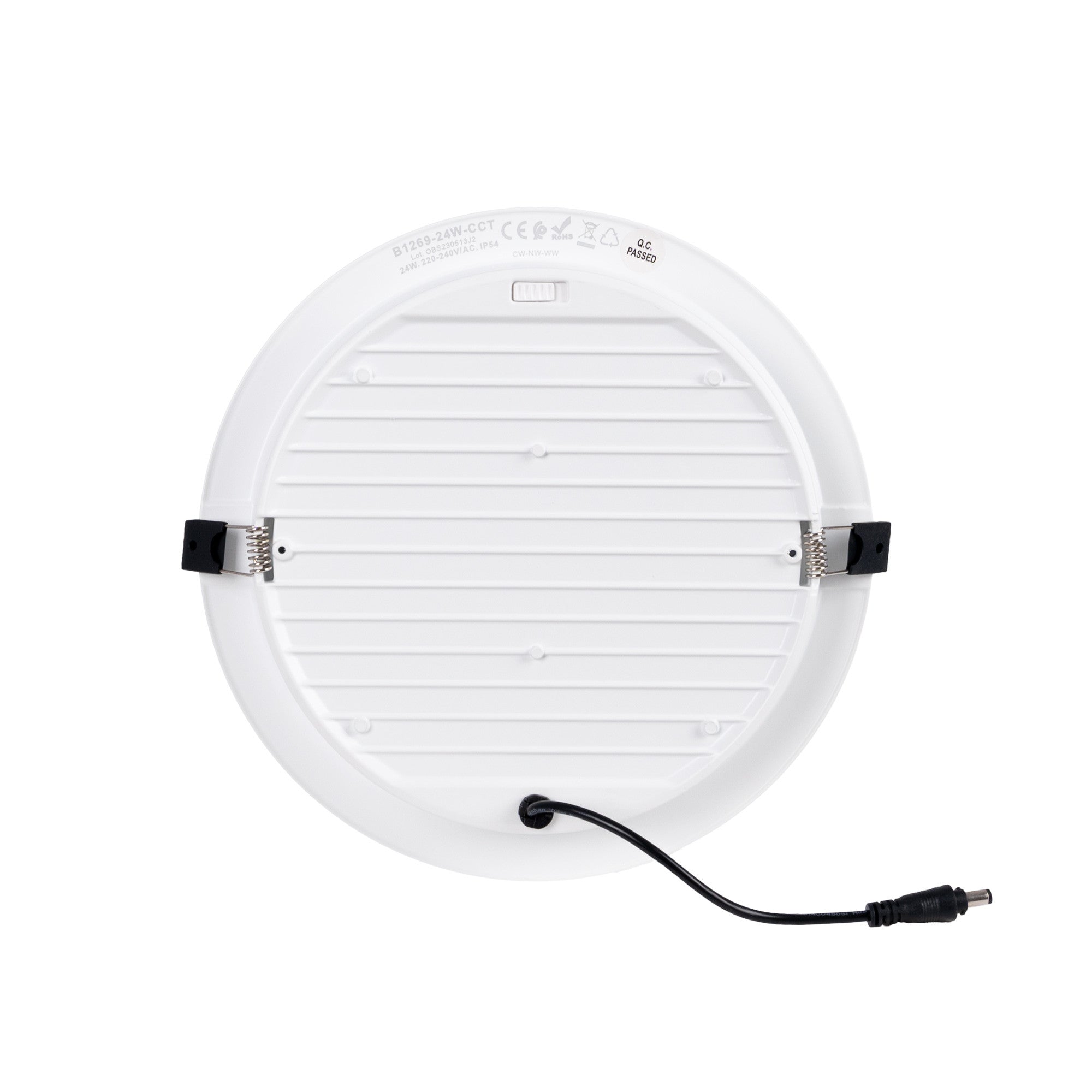 Downlight PRO 24W - CCT - 153lm/W - IP54 - UGR19 - Corte ø205mm