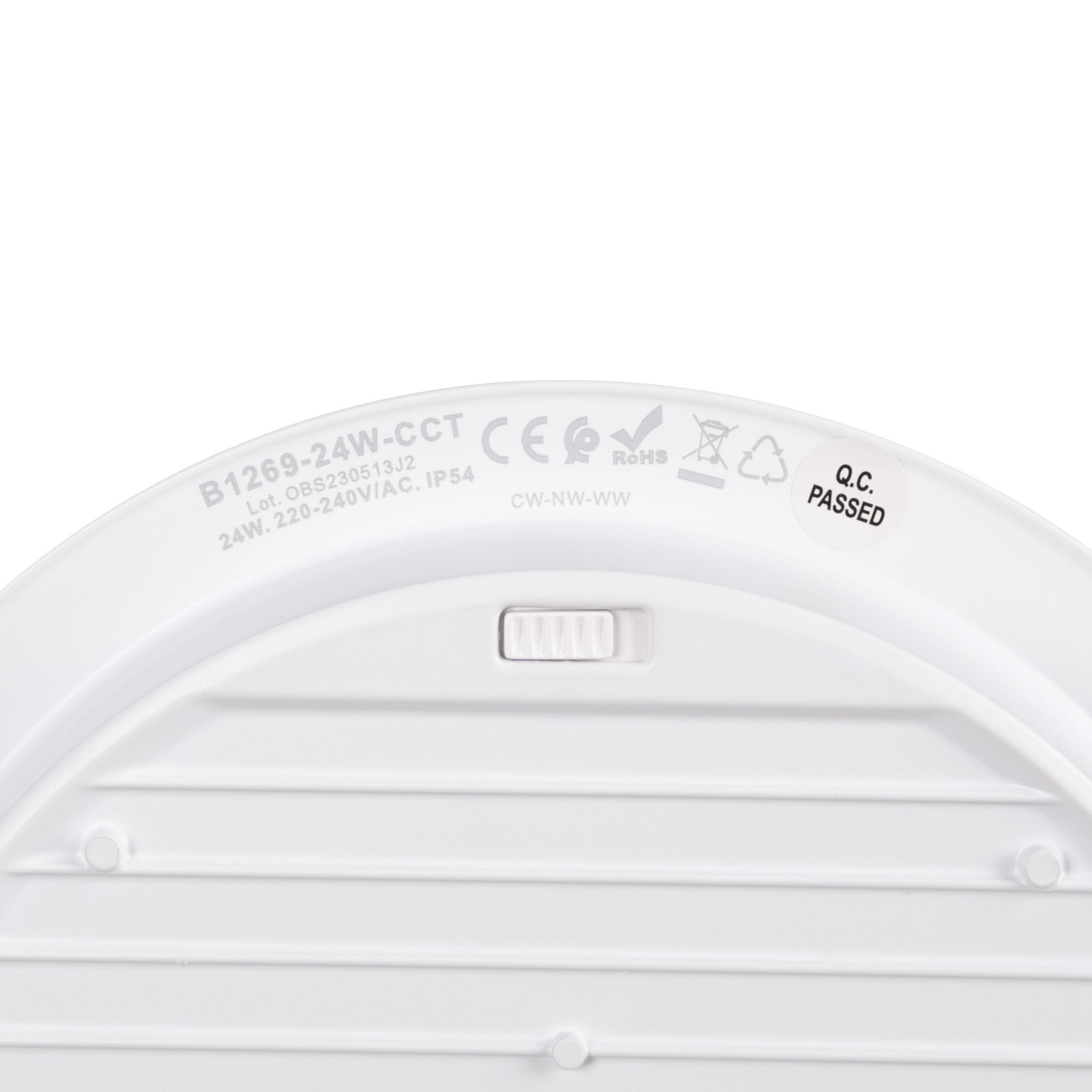 Downlight PRO 24W - CCT - 153lm/W - IP54 - UGR19 - Corte ø205mm