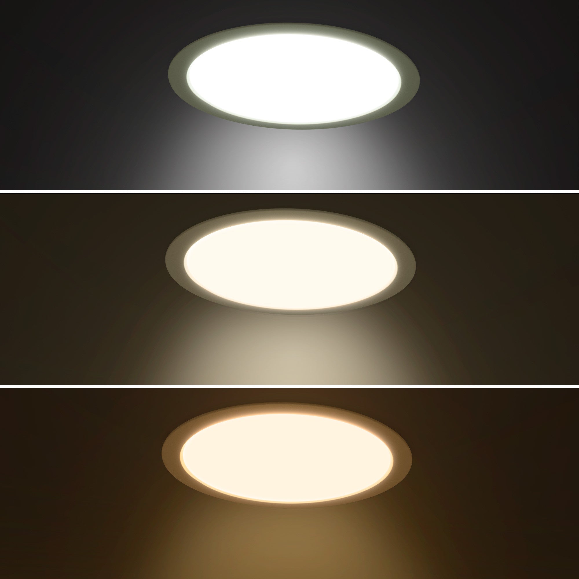 Downlight PRO 24W - CCT - 153lm/W - IP54 - UGR19 - Corte ø205mm