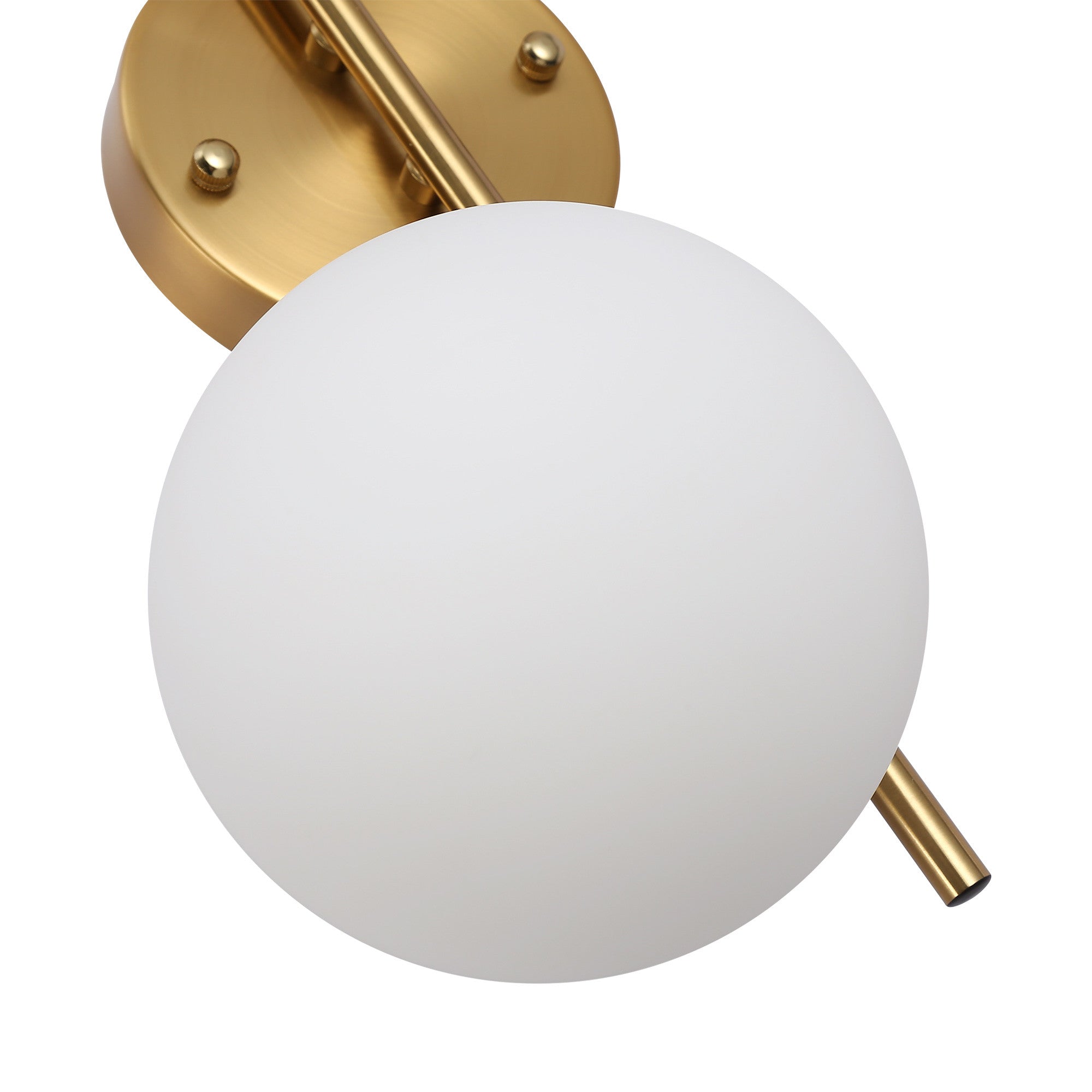 Aplique de pared doble bola cristal "Double"