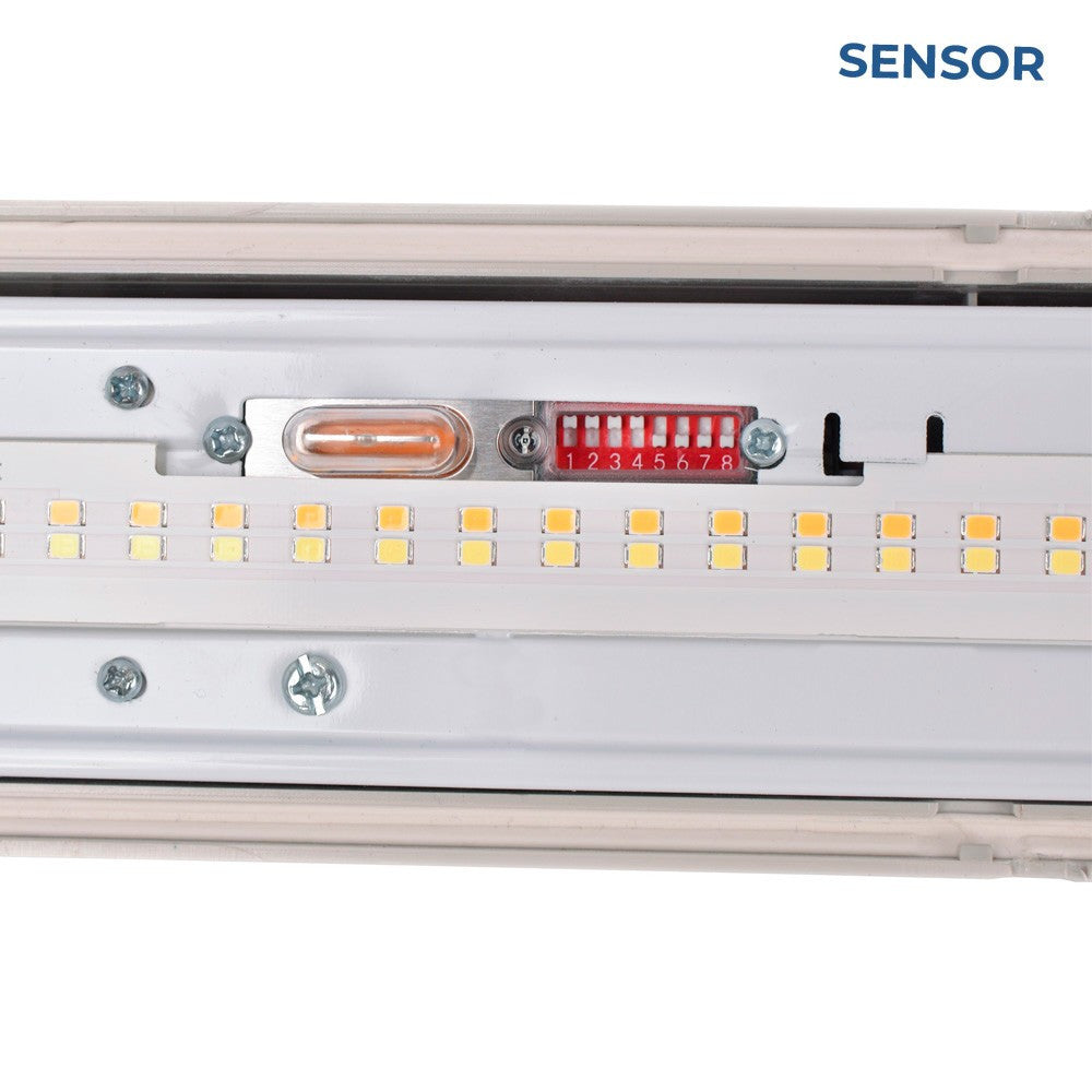 Pantalla estanca LED lineal conectable CCT con sensor de movimiento- 150cm - 56W - IP65