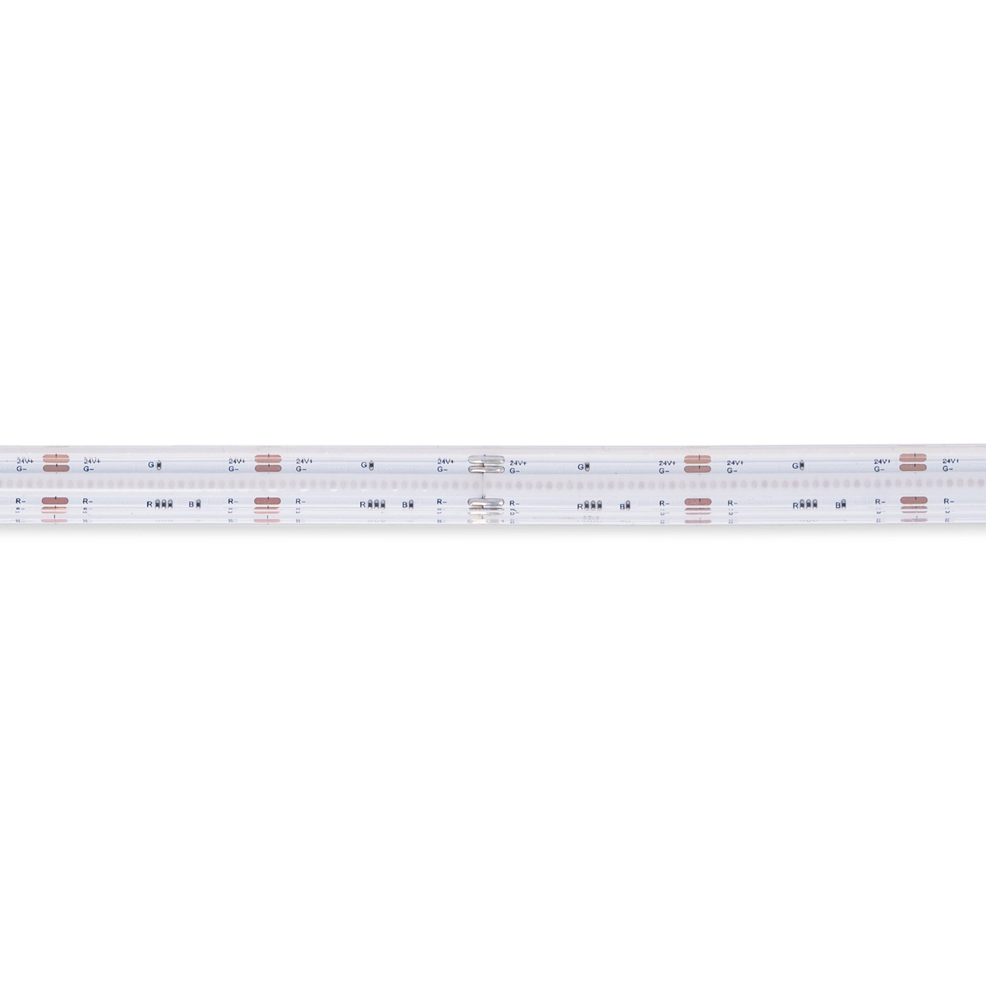 Tira LED COB 24V DC - RGB - 12W/m - 12mm - IP67 - Rollo de 5 metros - Corte c/33mm