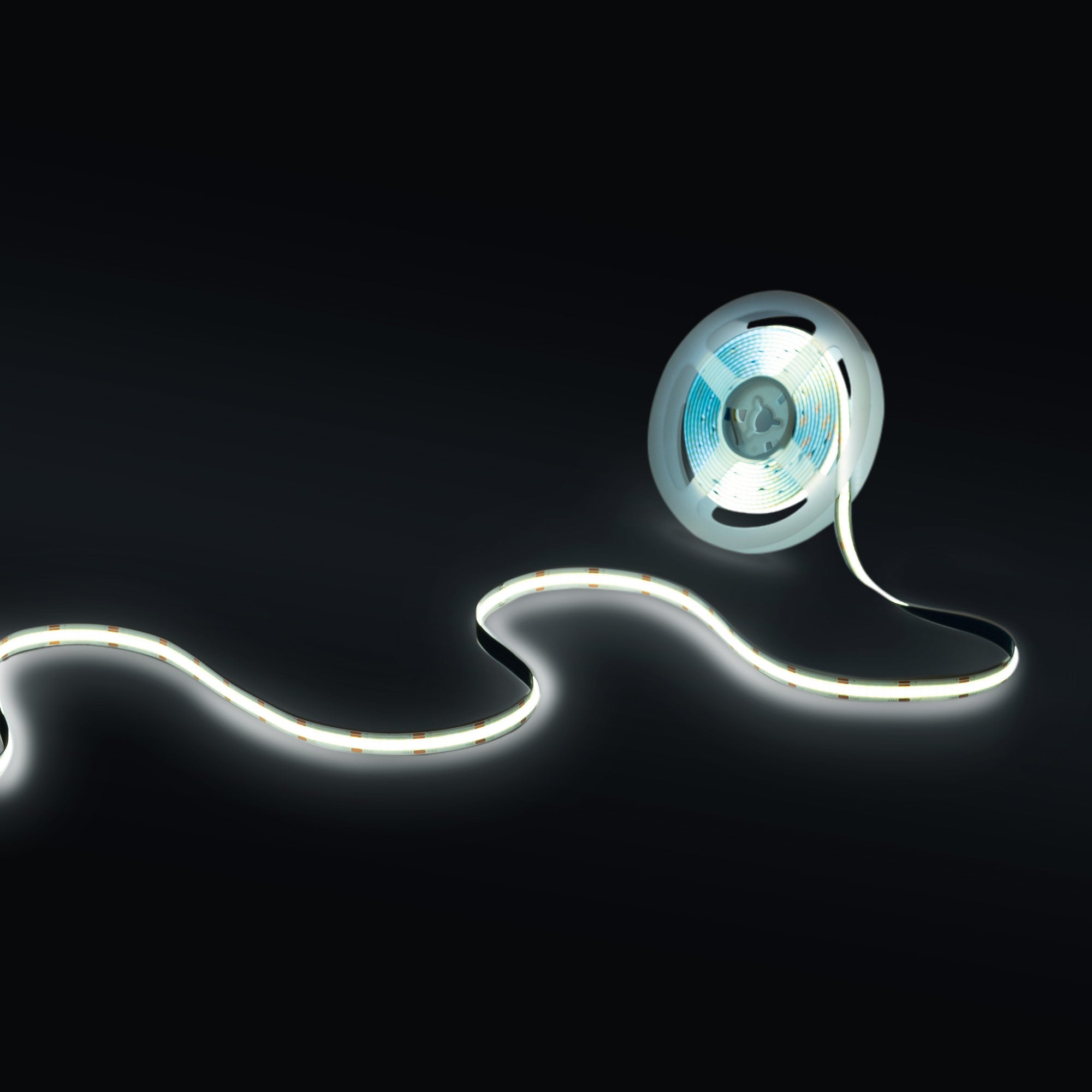 Tira LED COB 24V DC - CCT - 14W/m - 10mm - IP20 - Rollo de 5 metros - Corte cada 26mm