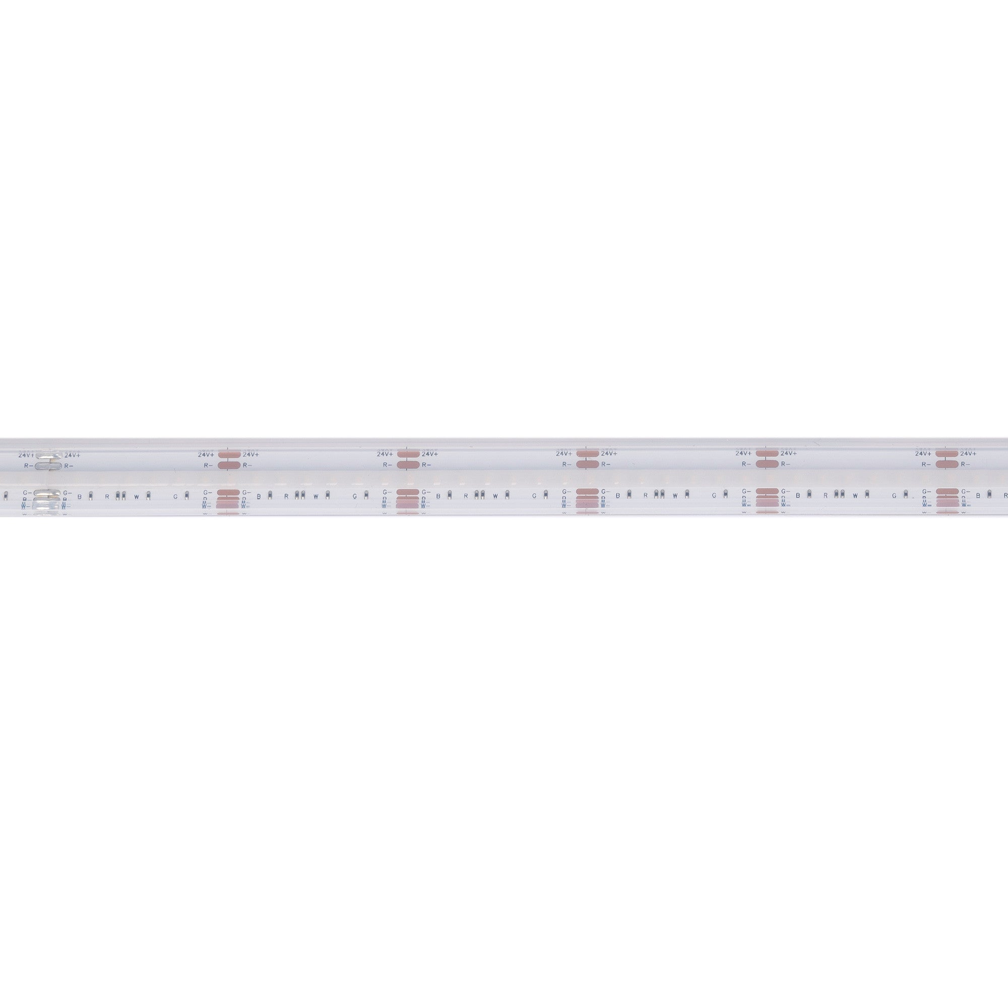 Tira LED COB 24V DC - RGBWW - 19W/m - 14mm - IP67 - Rollo de 5 metros - Corte c/33mm